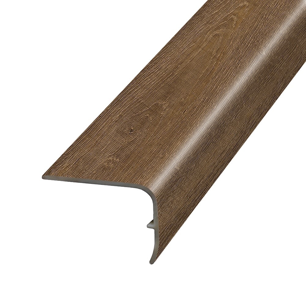 Project Source 1.88-in x 78.7-in x 1.32-in Baron Prefinished Vinyl Overlap Stair Nosing #VSNPL-06636
