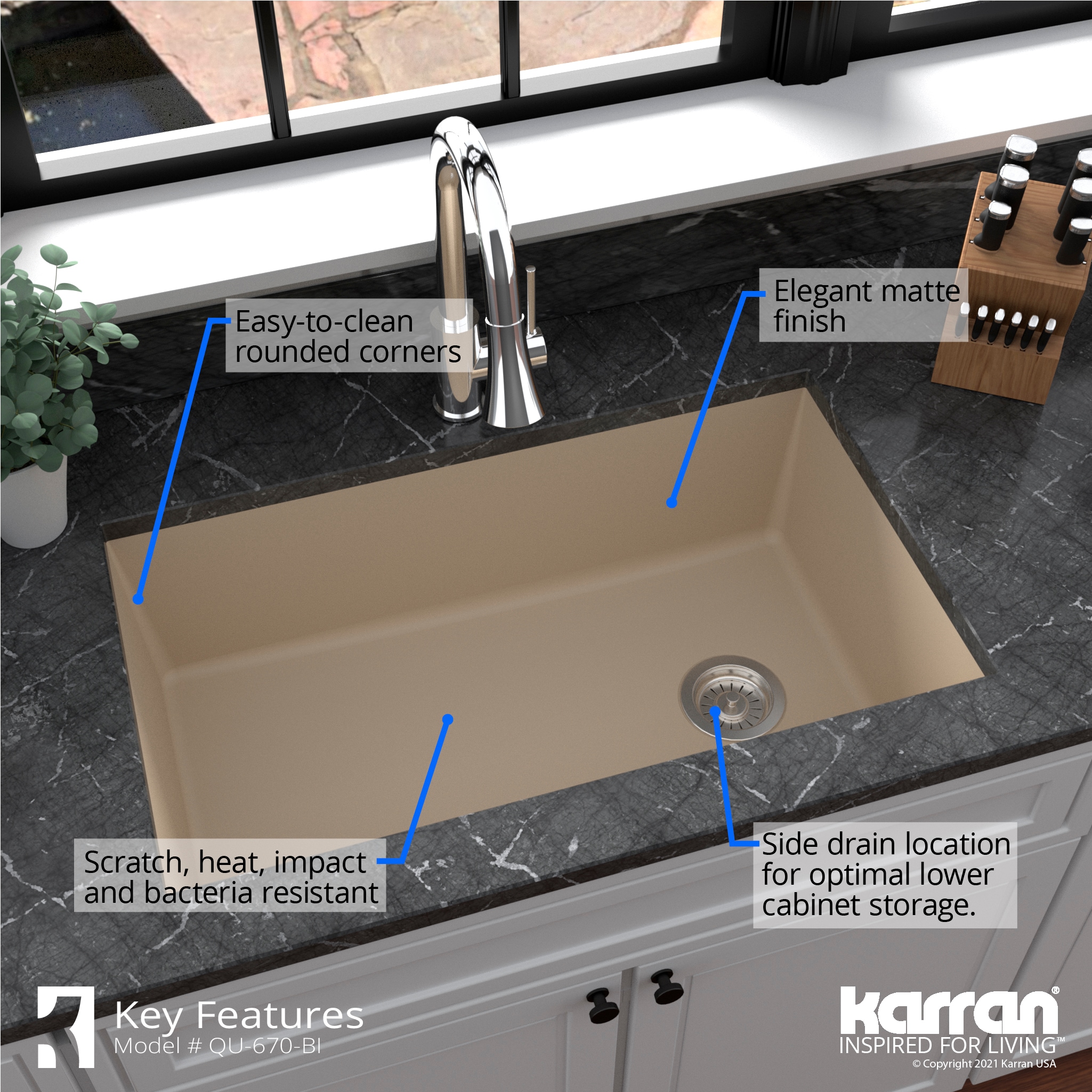 Karran QU-670-BI-PK1 Kitchen-Sinks - View #8