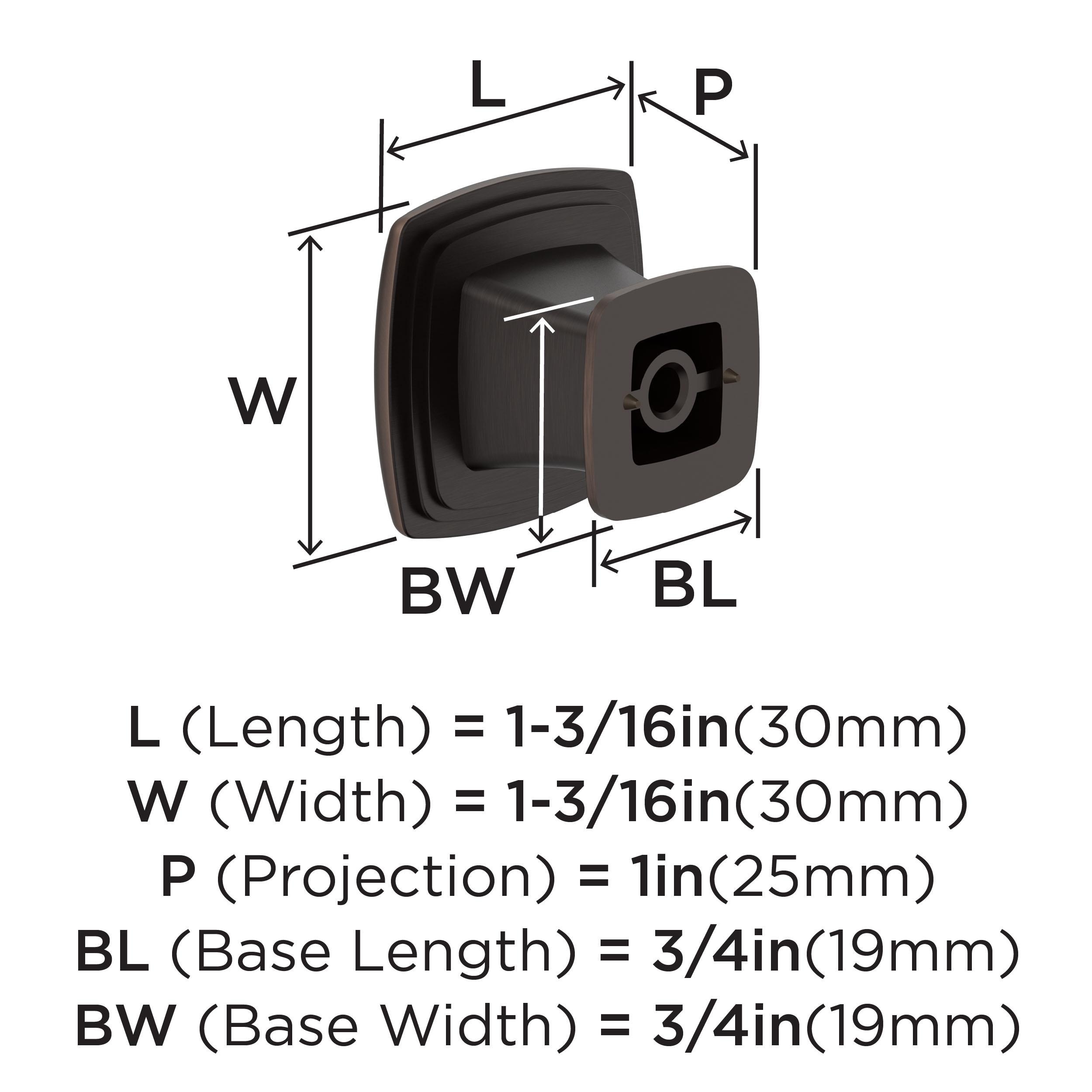 Amerock BP37020ORB Cabinet-Knobs - View #4