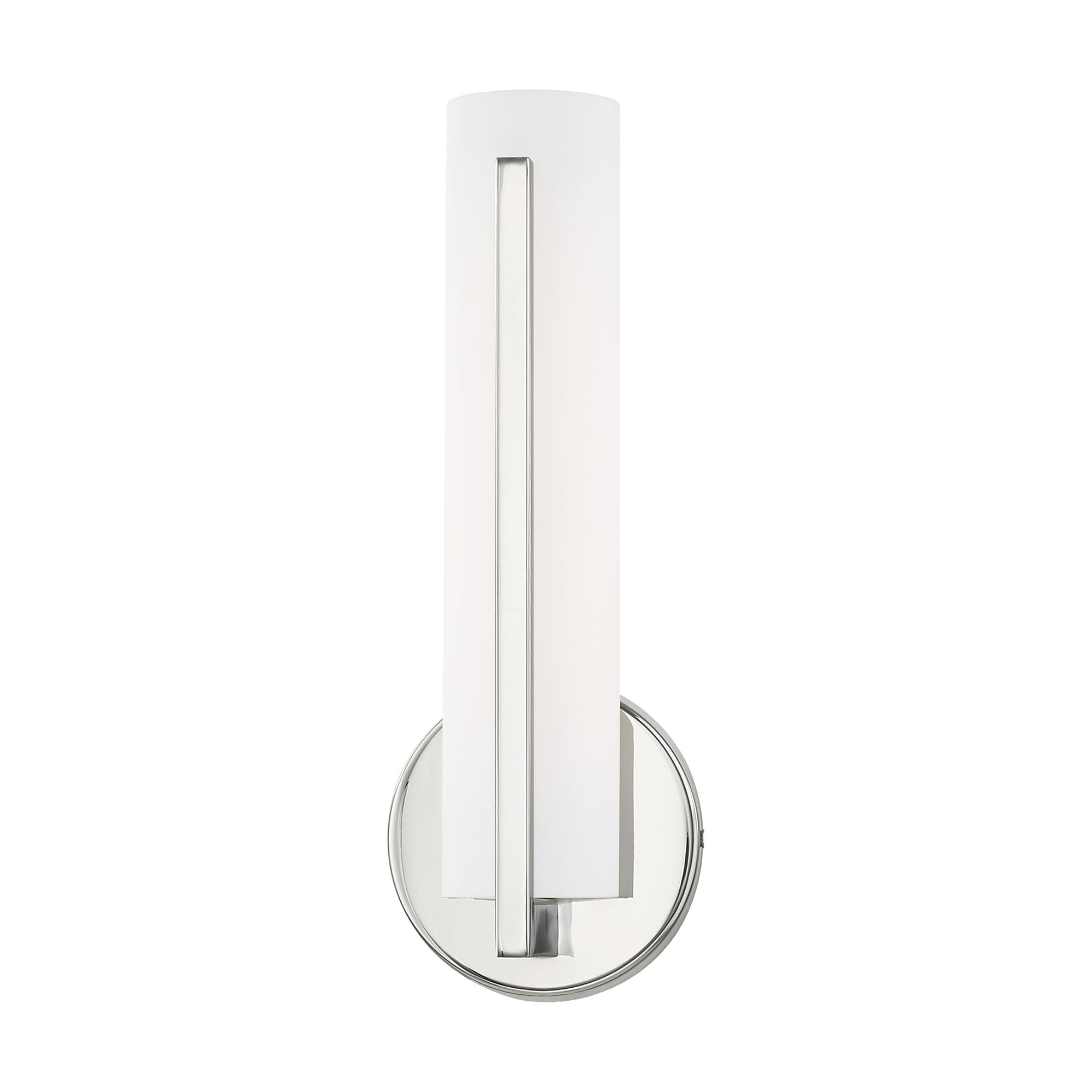 Visby Polished Chrome 10W LED ADA Vanity Wall Sconce