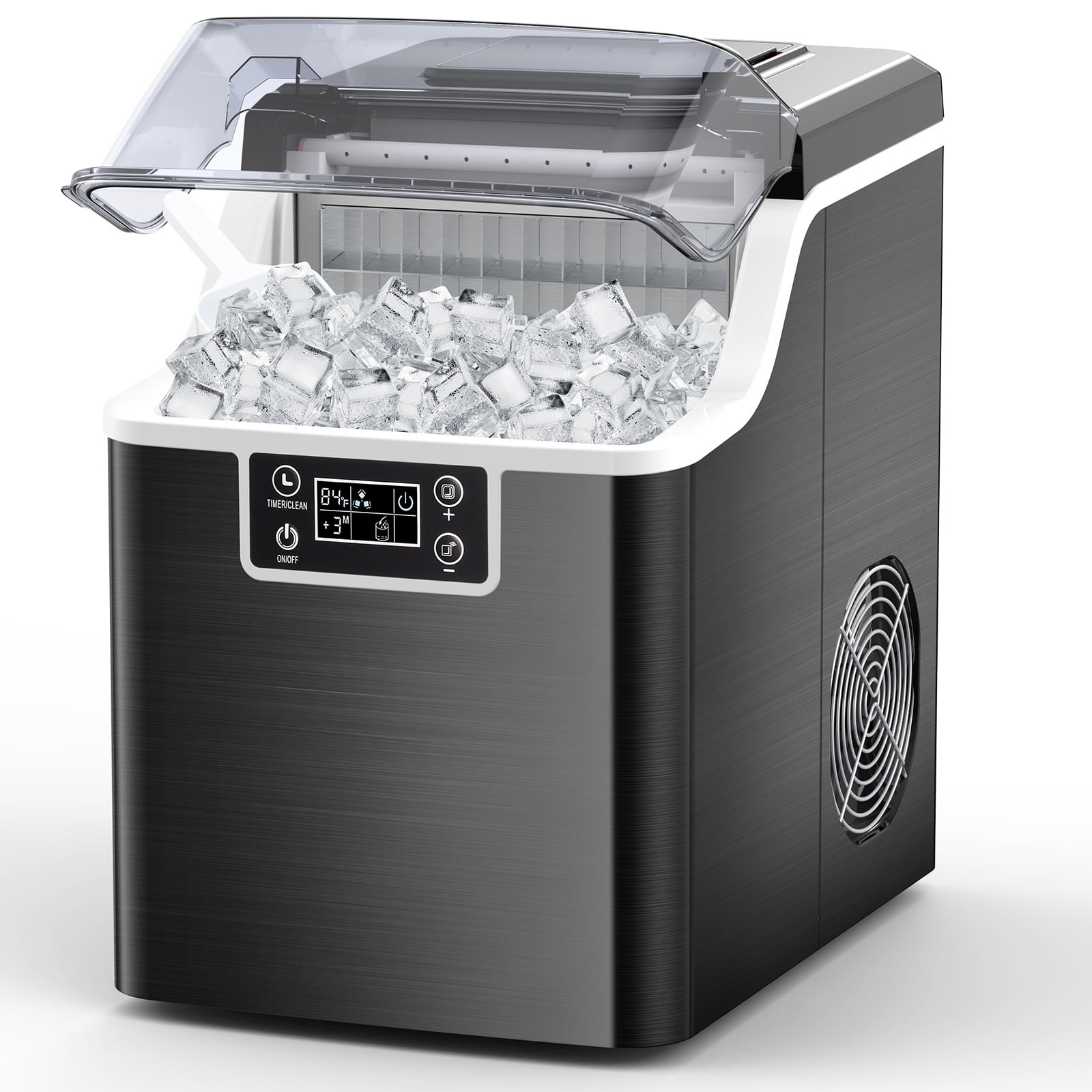 COWSAR Z5820AF-BLACK 45-lbs. Ice Per day Countertop or portable Cubed Ice Maker ( Black )