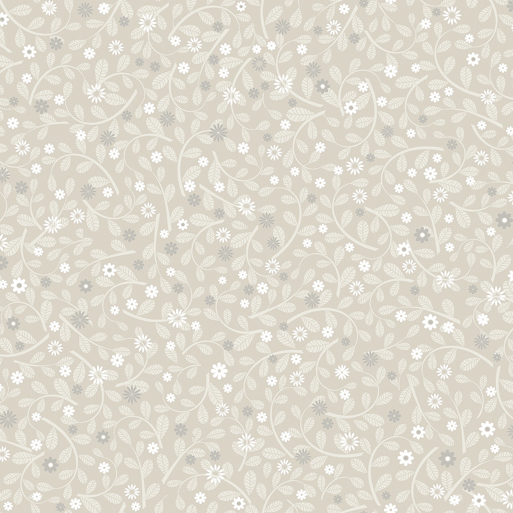 A-Street Prints 2999-24126 Annelie 57.5-Sq. Feet Grey Non-woven Ivy/Vines Unpasted Wallpaper