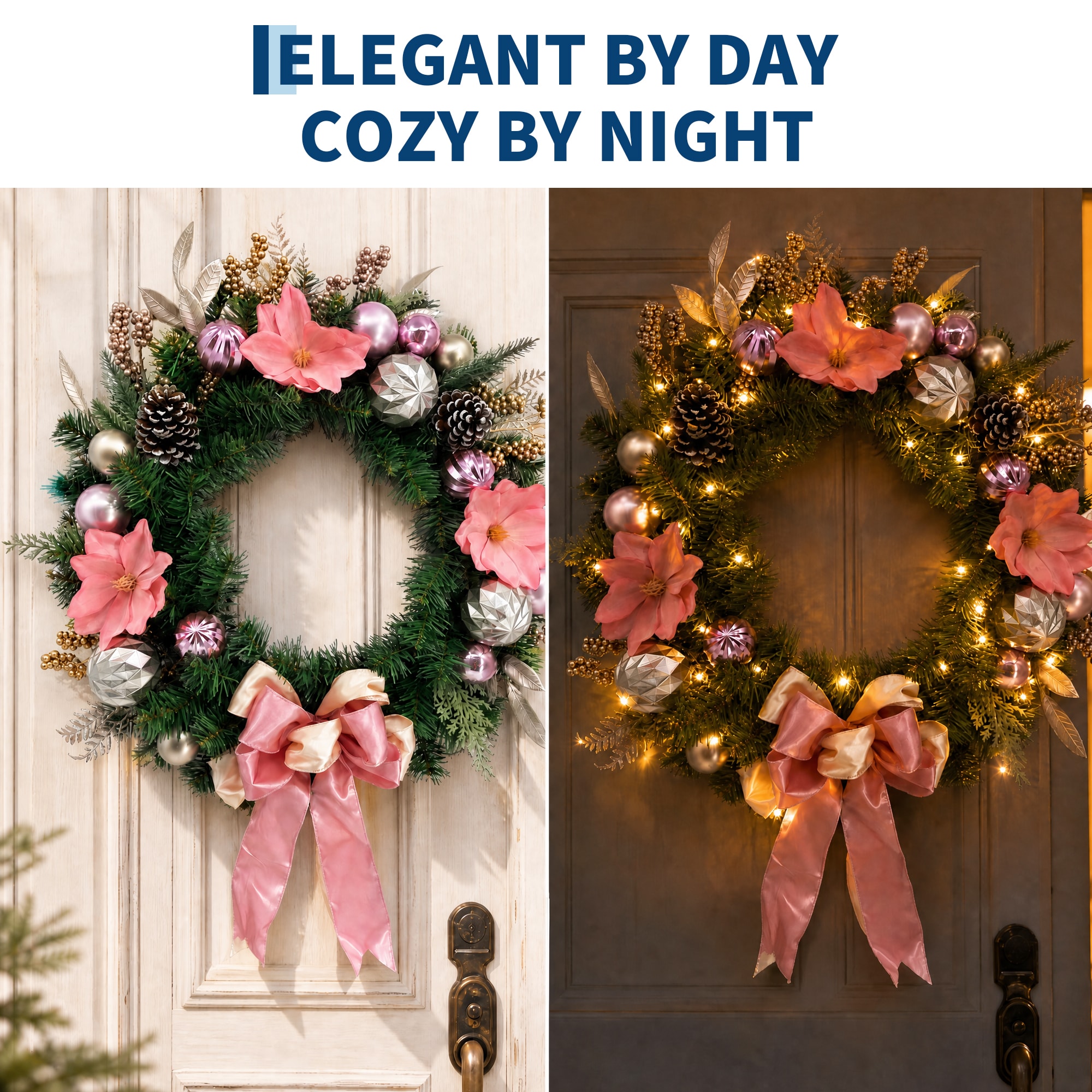 Garvee BPL-MUZZBP09JL-93G Artificial-Christmas-Wreaths - View #2