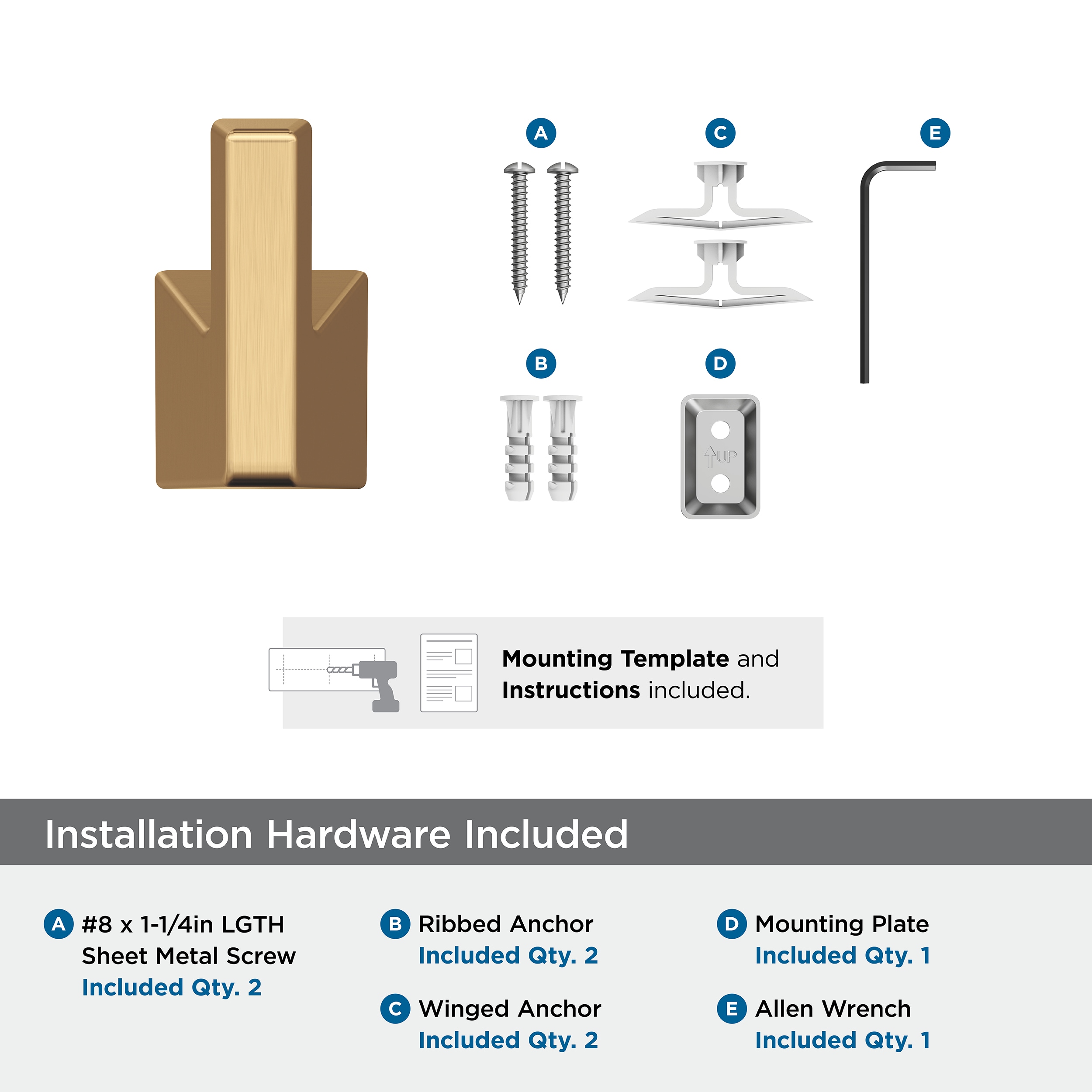 Amerock BH36000CZ Robe-Hooks - View #7