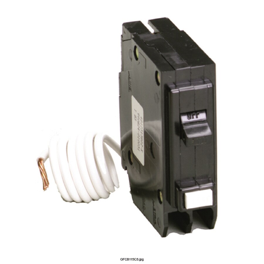 Eaton Type BR 15-Amp 1-Pole GFCI Circuit Breaker in the Circuit ...