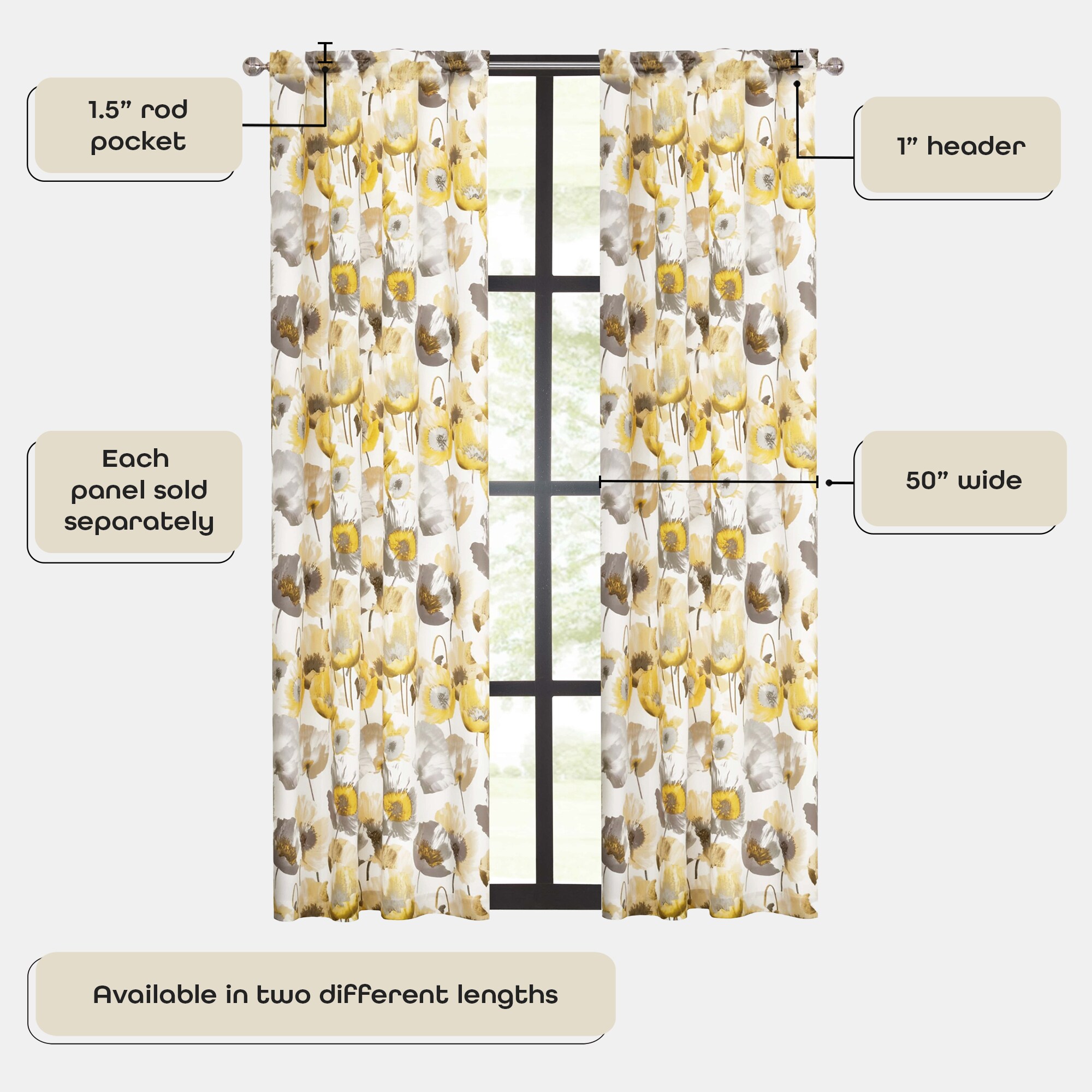 Achim POPN63GY06 curtains - View #8