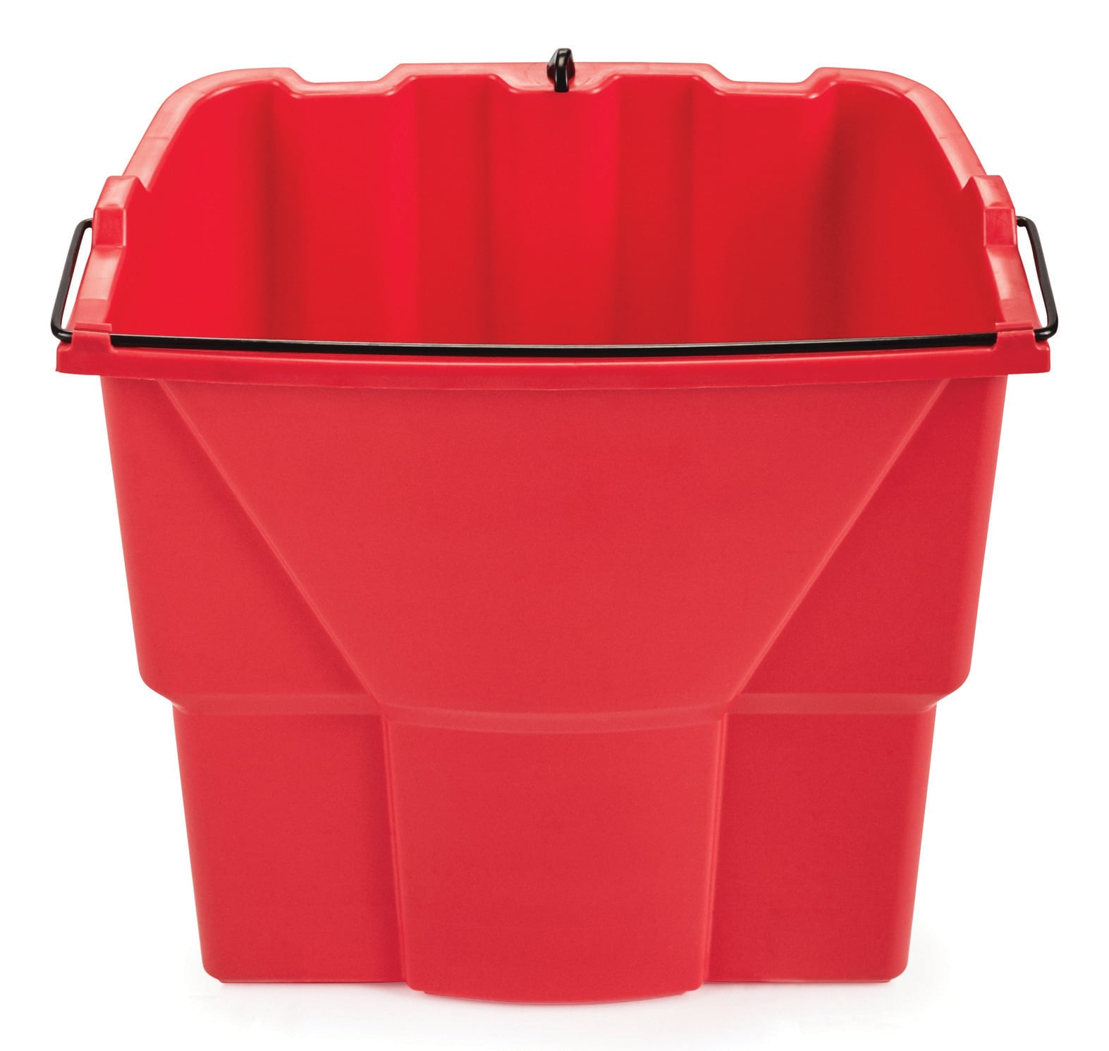 Rubbermaid Commercial WaveBrake 2.0 Bucket/Wringer Combos, Side-Press, 35  qt, Plastic, Red (FG758888RED)