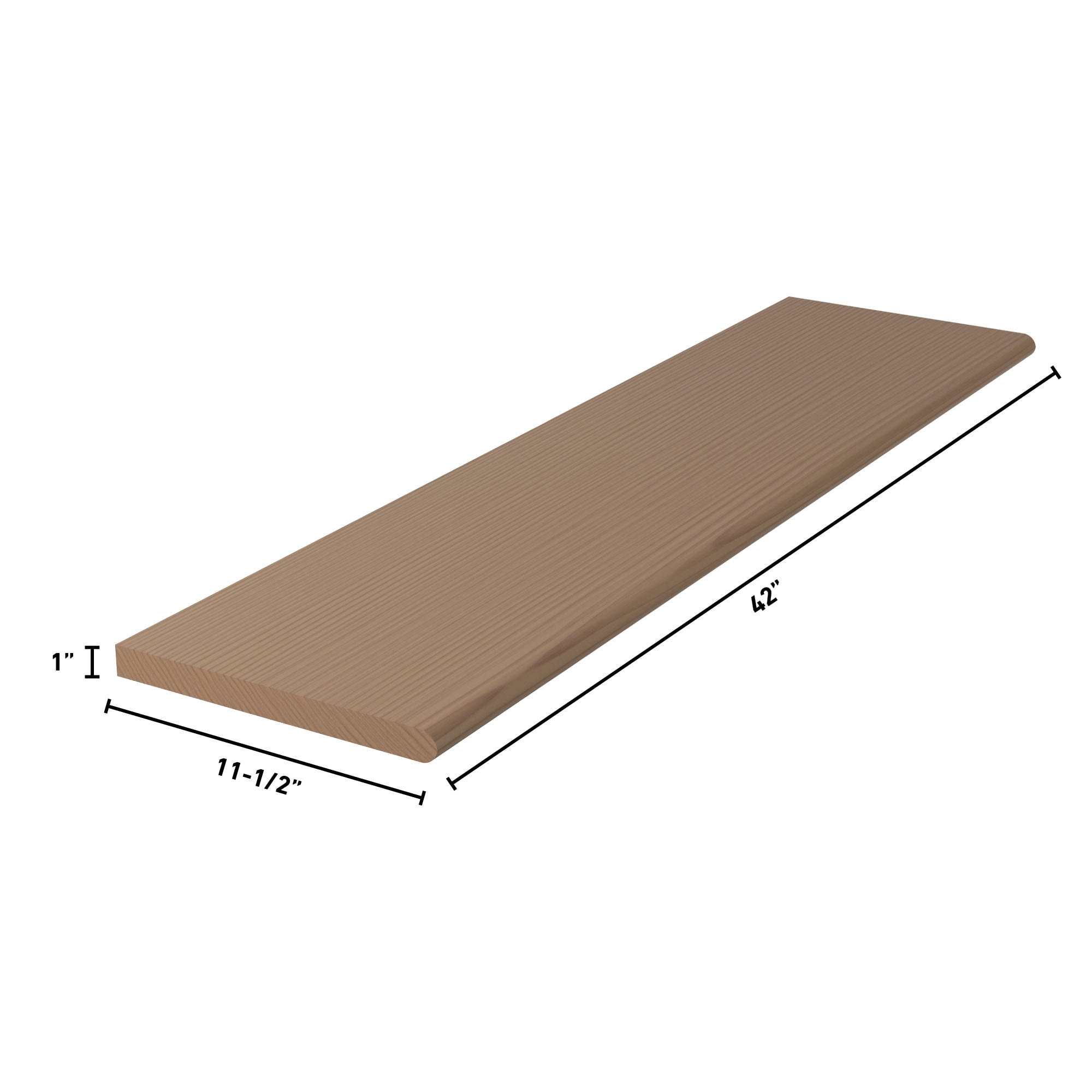 L.J. Smith Stair Systems 807011X42-P Stair-Treads - View #2
