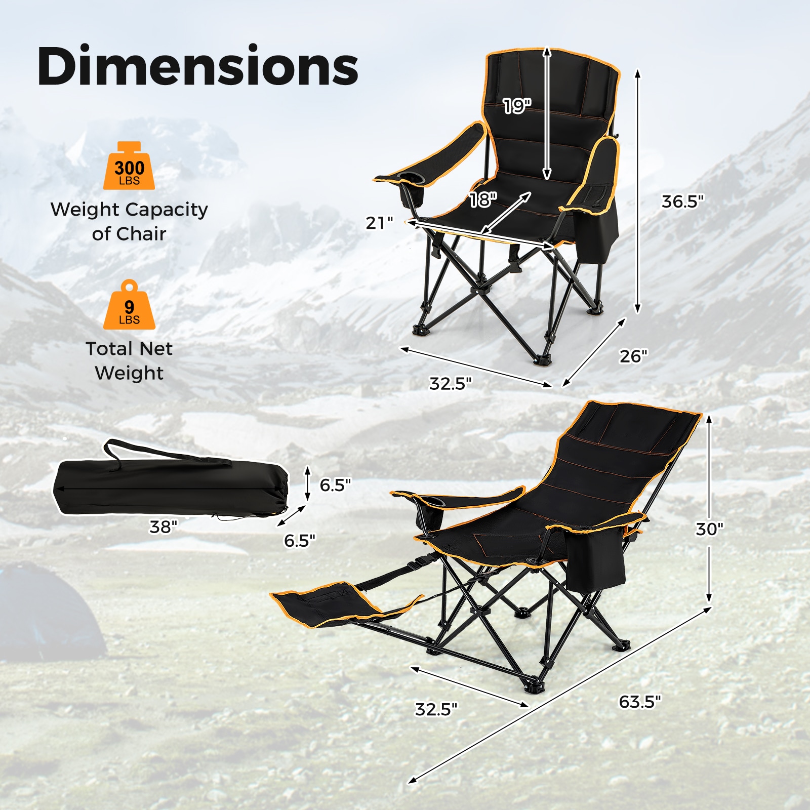 Slickblue D-CO-KD01711PN Beach-Camping-Chairs - View #6