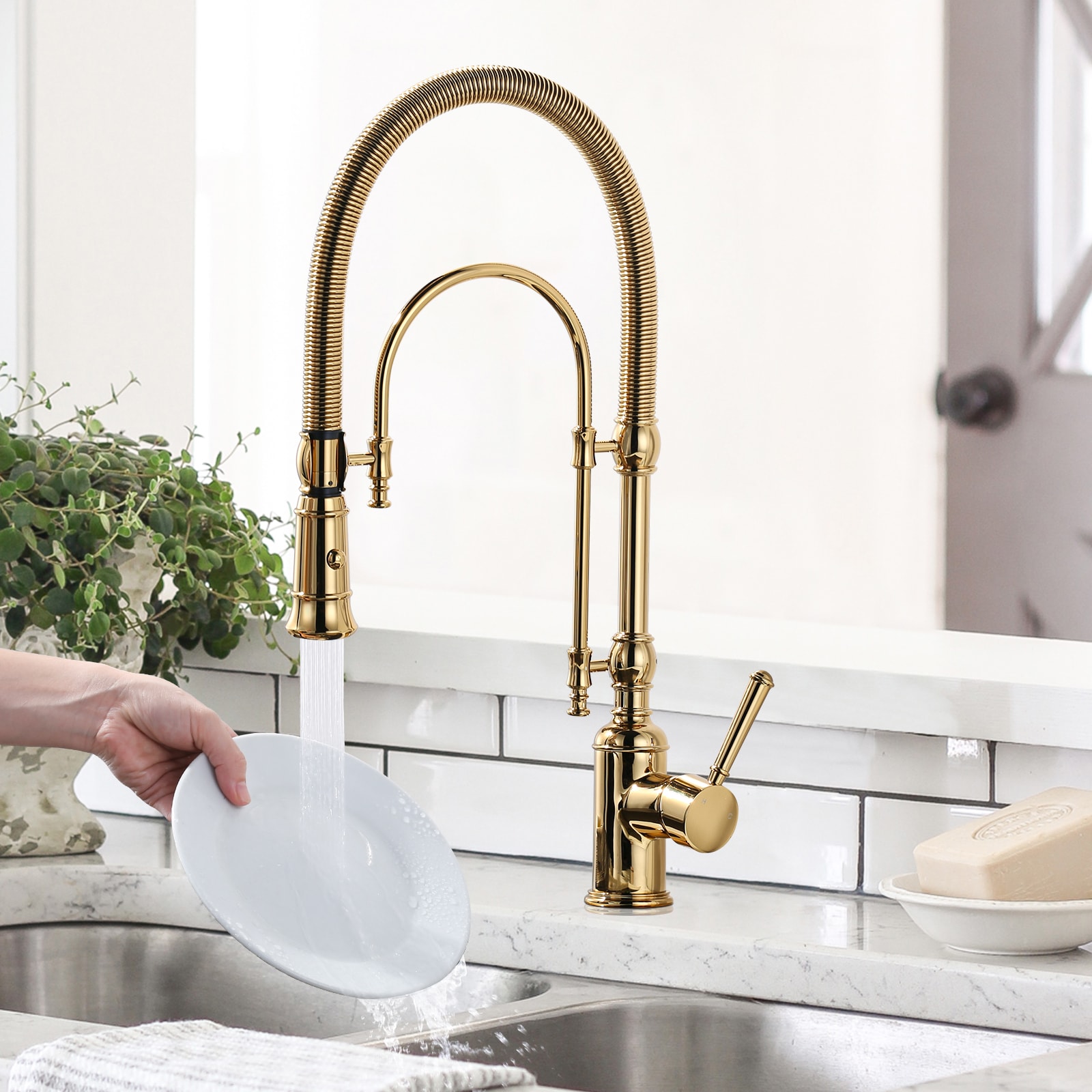 WOWOW KB122009G-LW Kitchen-Faucets - View #3