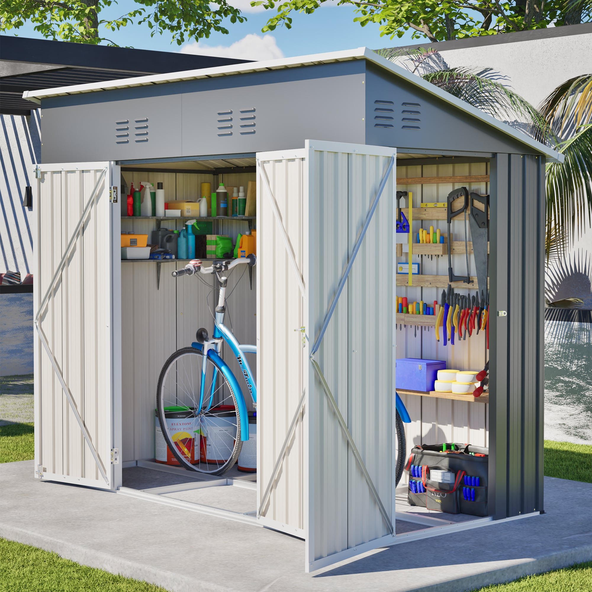 Mondawe MD-HO67667 Metal-Storage-Buildings-Sheds - View #3