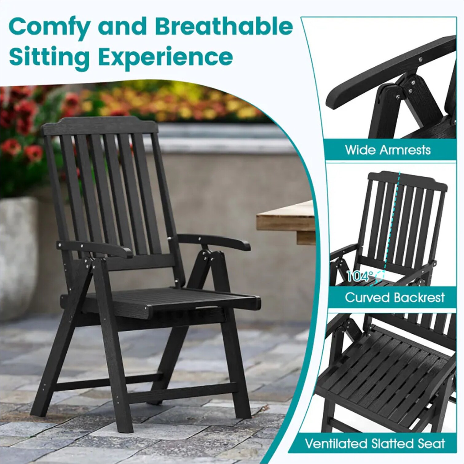 FlowLuxe WLIY1S4UZ0NX Dining-Chairs - View #4
