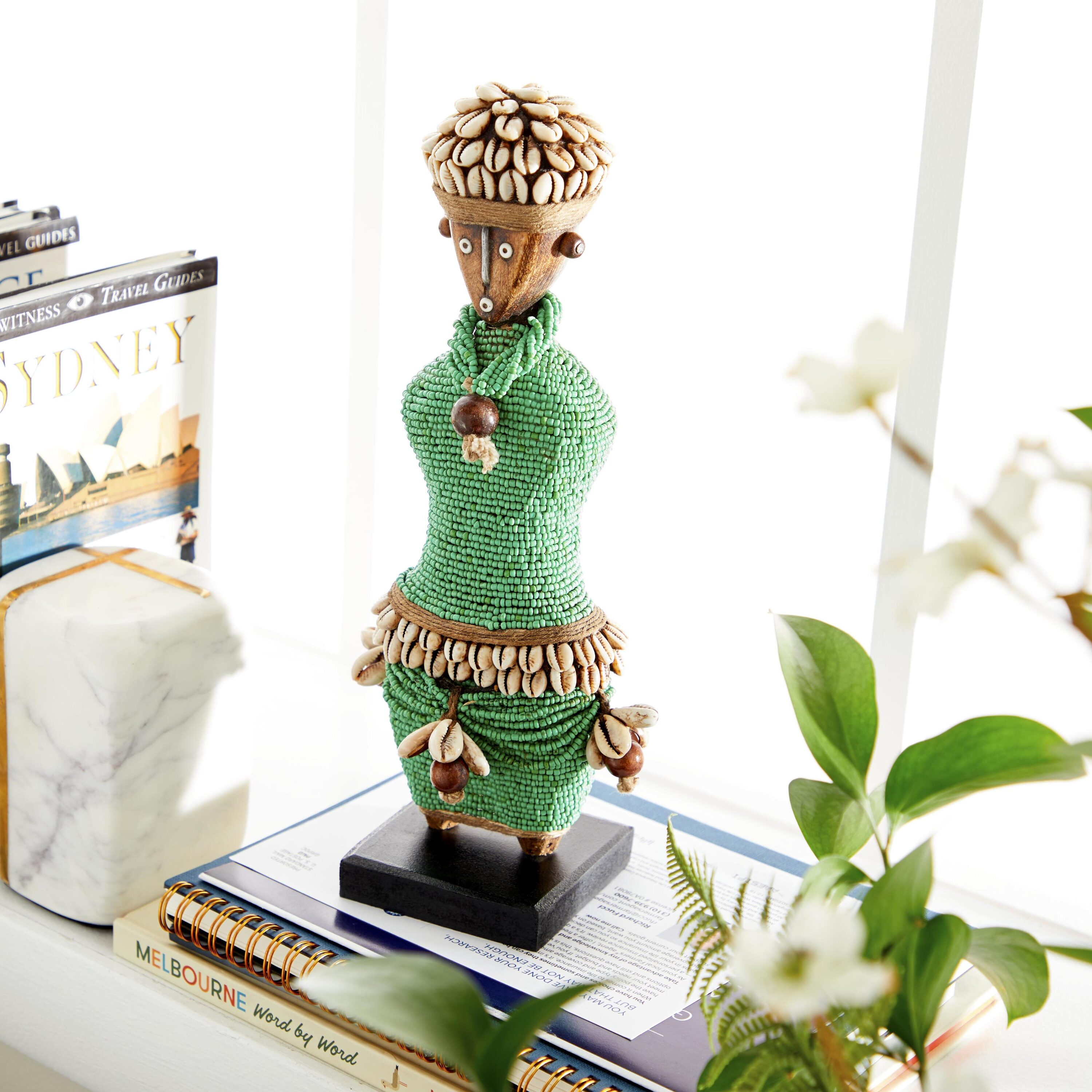 Grayson Lane 14509 Green Shell Eclectic Sculpture