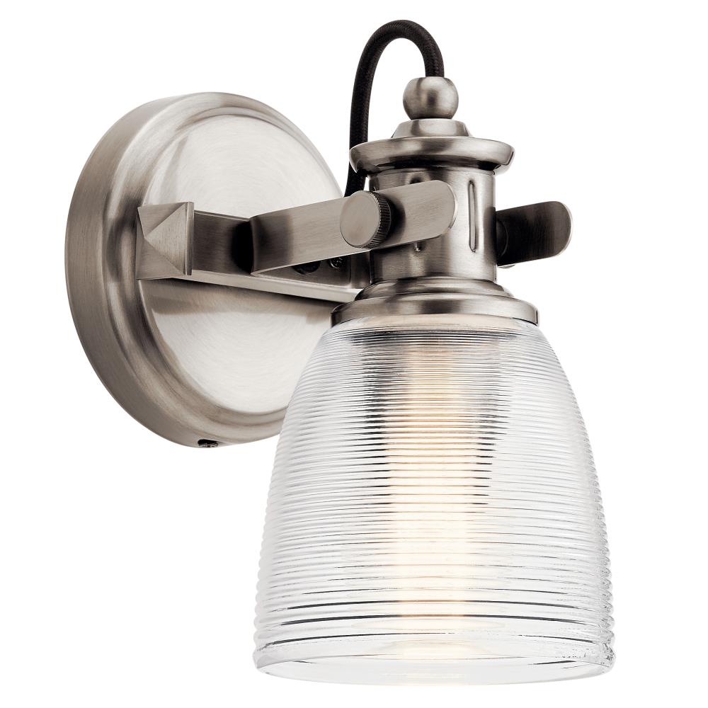 Kichler 45871CLP Flagship 1-Light Classic Pewter Transitional Vanity Light