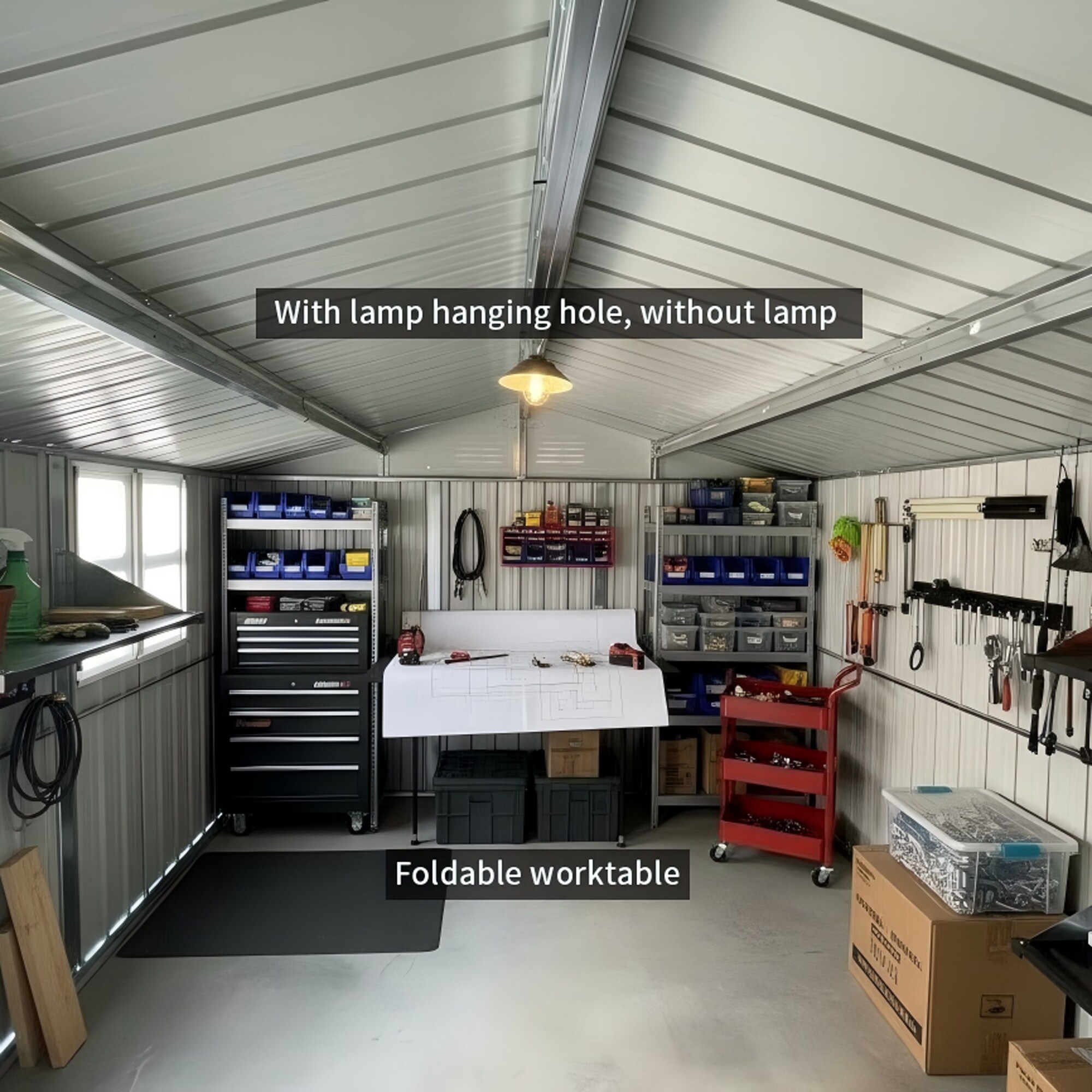 Wooakway FXLS0604-603Z258 Metal-Storage-Buildings-Sheds - View #5