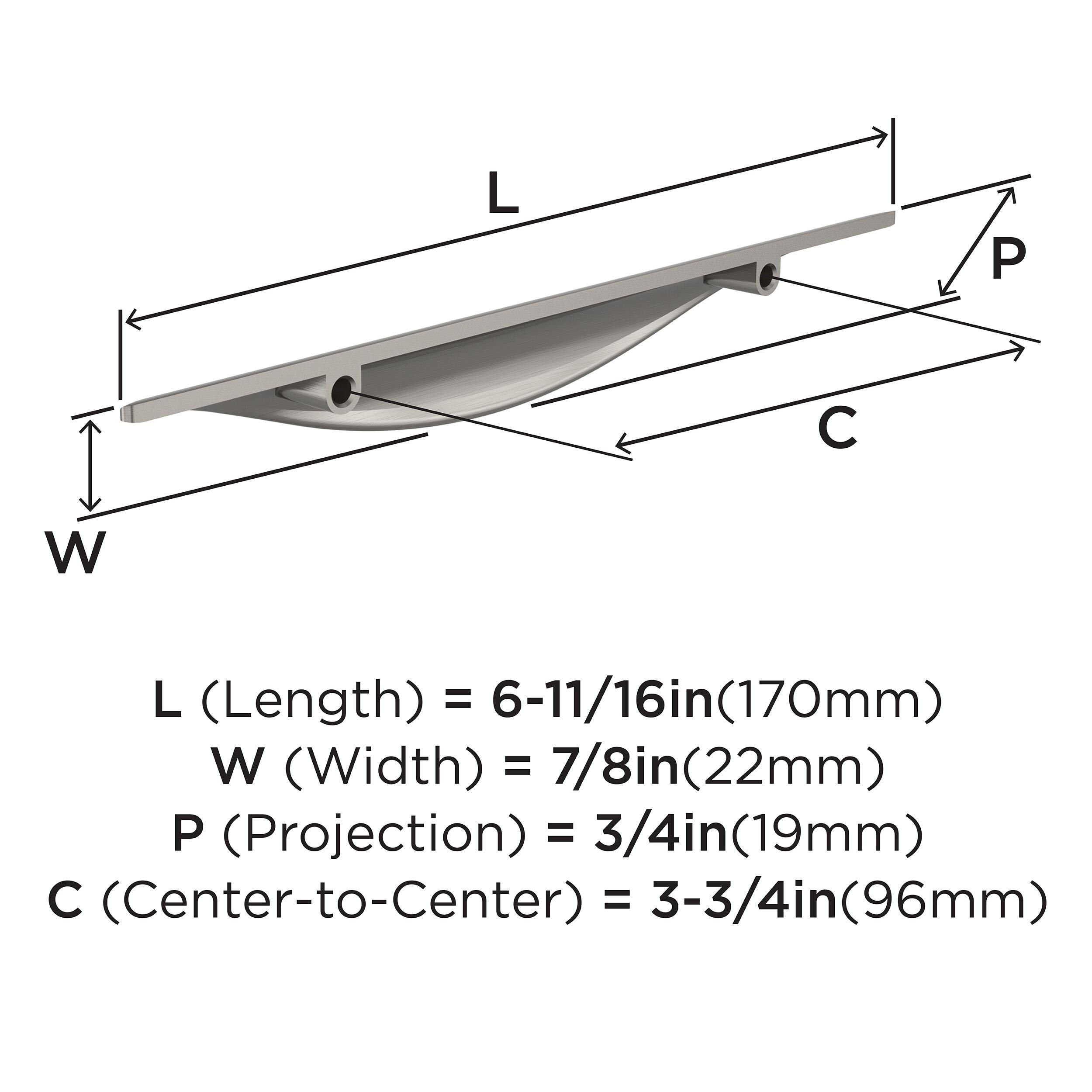 Amerock 10VMP37211G10 Cabinet-Pulls - View #4