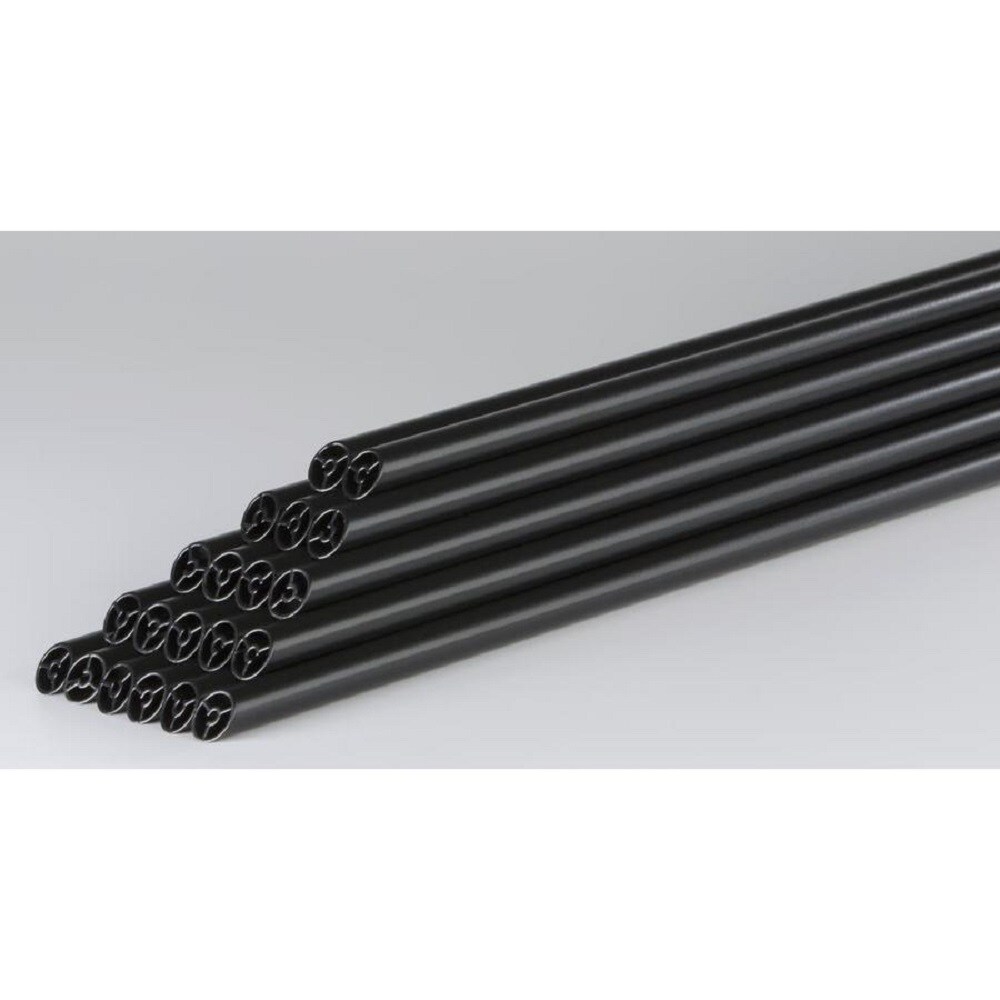 TimberTech AZT37RASTAIRBALB 3/4-in x 3/4-in x 36-in Black Aluminum Round Deck baluster ( 20 -Pack)