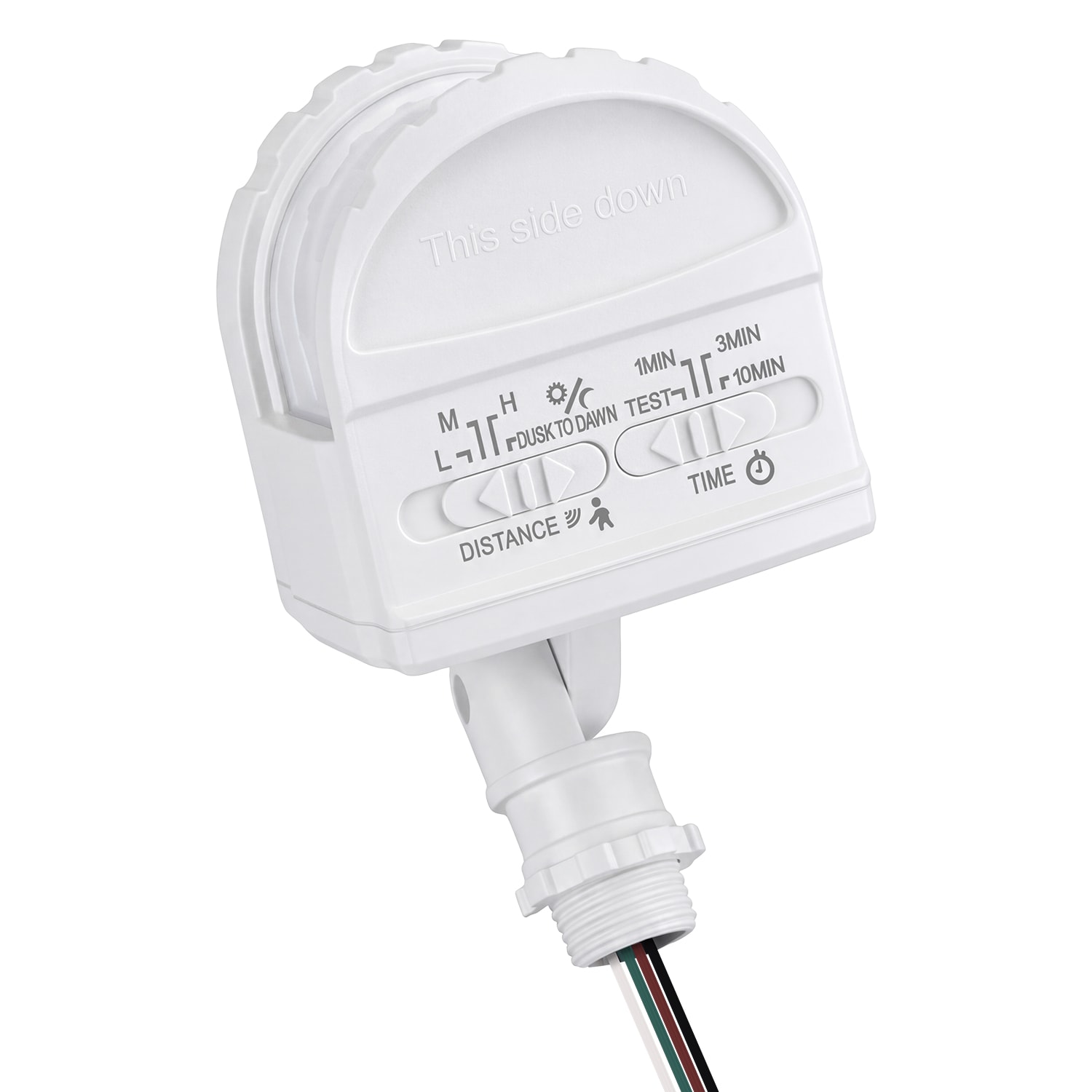 Utilitech 240 -Degree White Wire-in Replacement Motion sensor and light sensor
