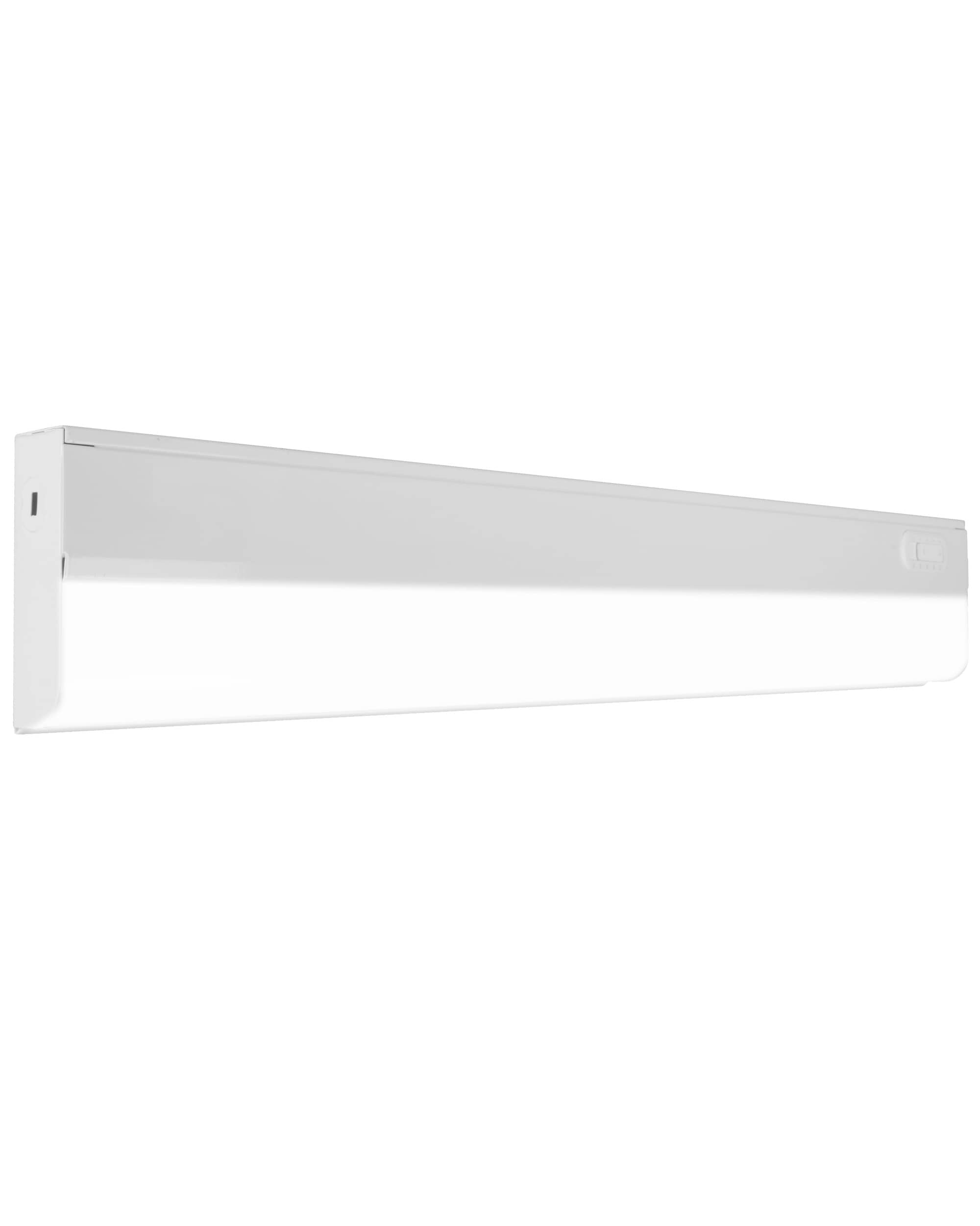 21-inch Matte White Metal LED Under Cabinet Light Bar