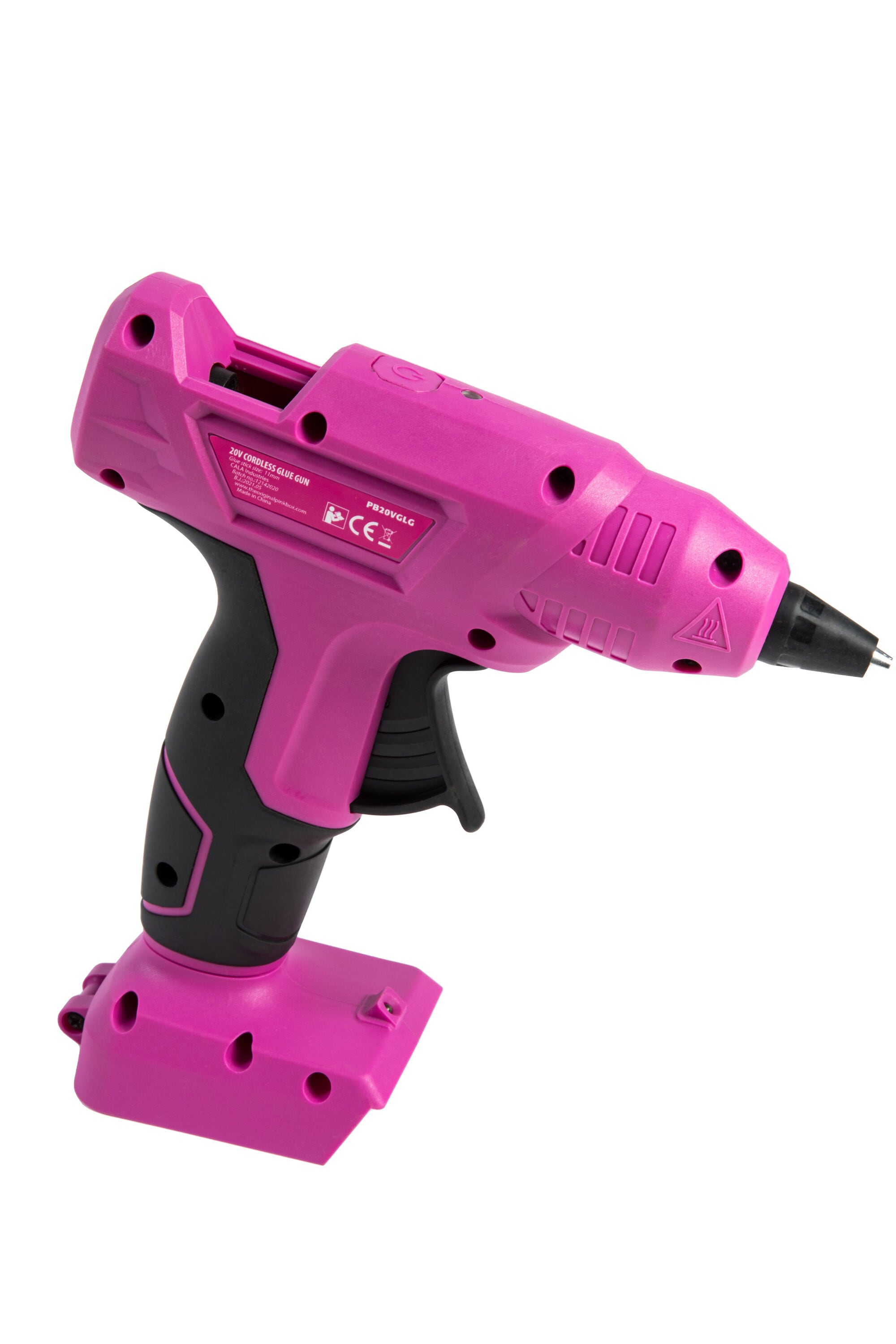 The Original Pink Box 20V Cordless Glue Gun - Single Temp, Battery