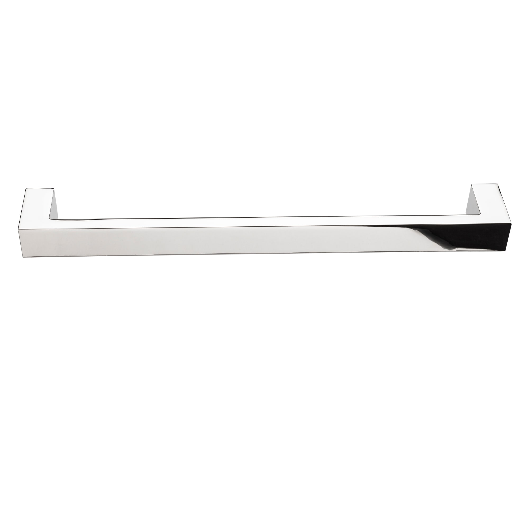 Architectural 12" Polished Nickel Rectangular Appliance Bar Pull