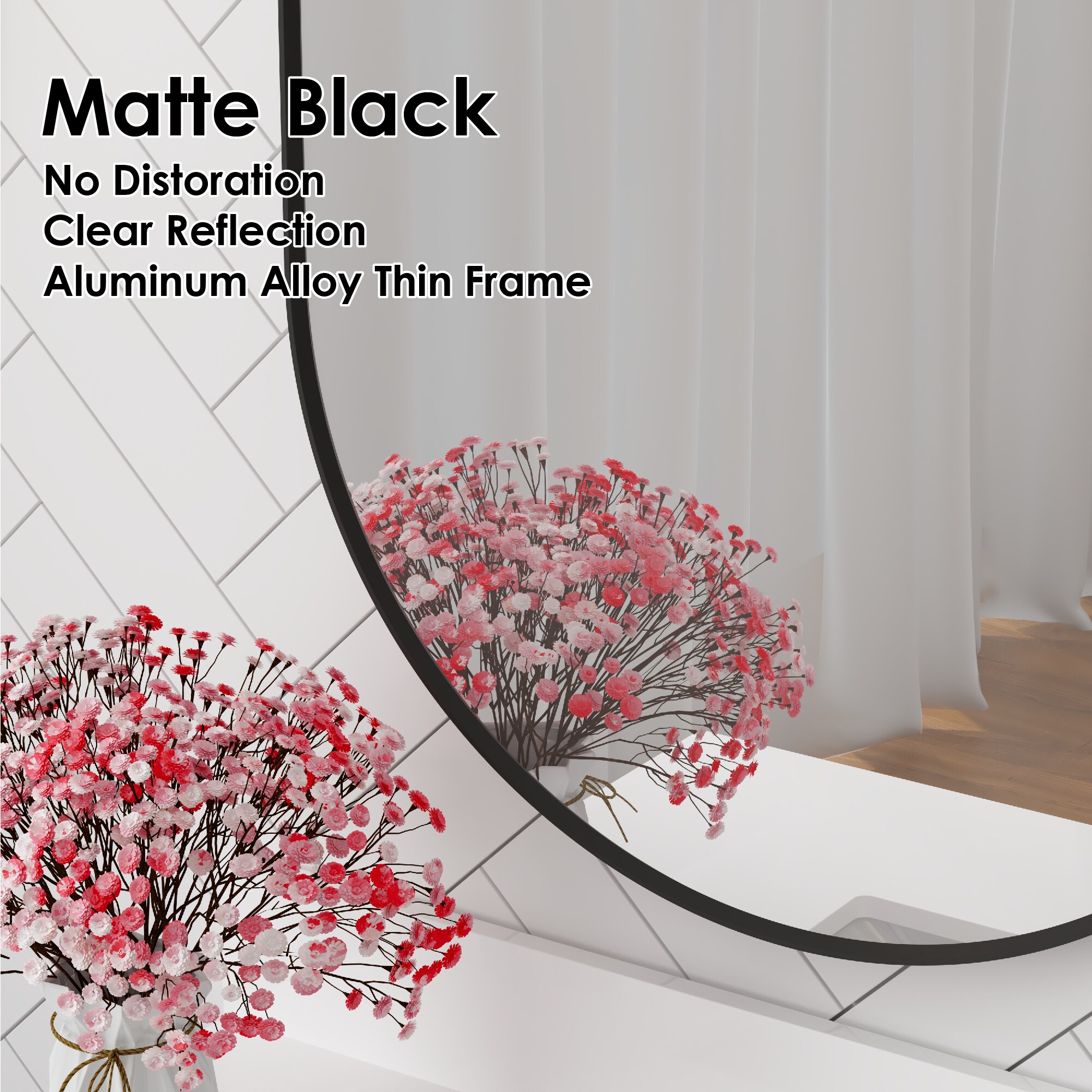 Forclover HYFC-BA436CF Framed-Bath-Mirrors - View #9