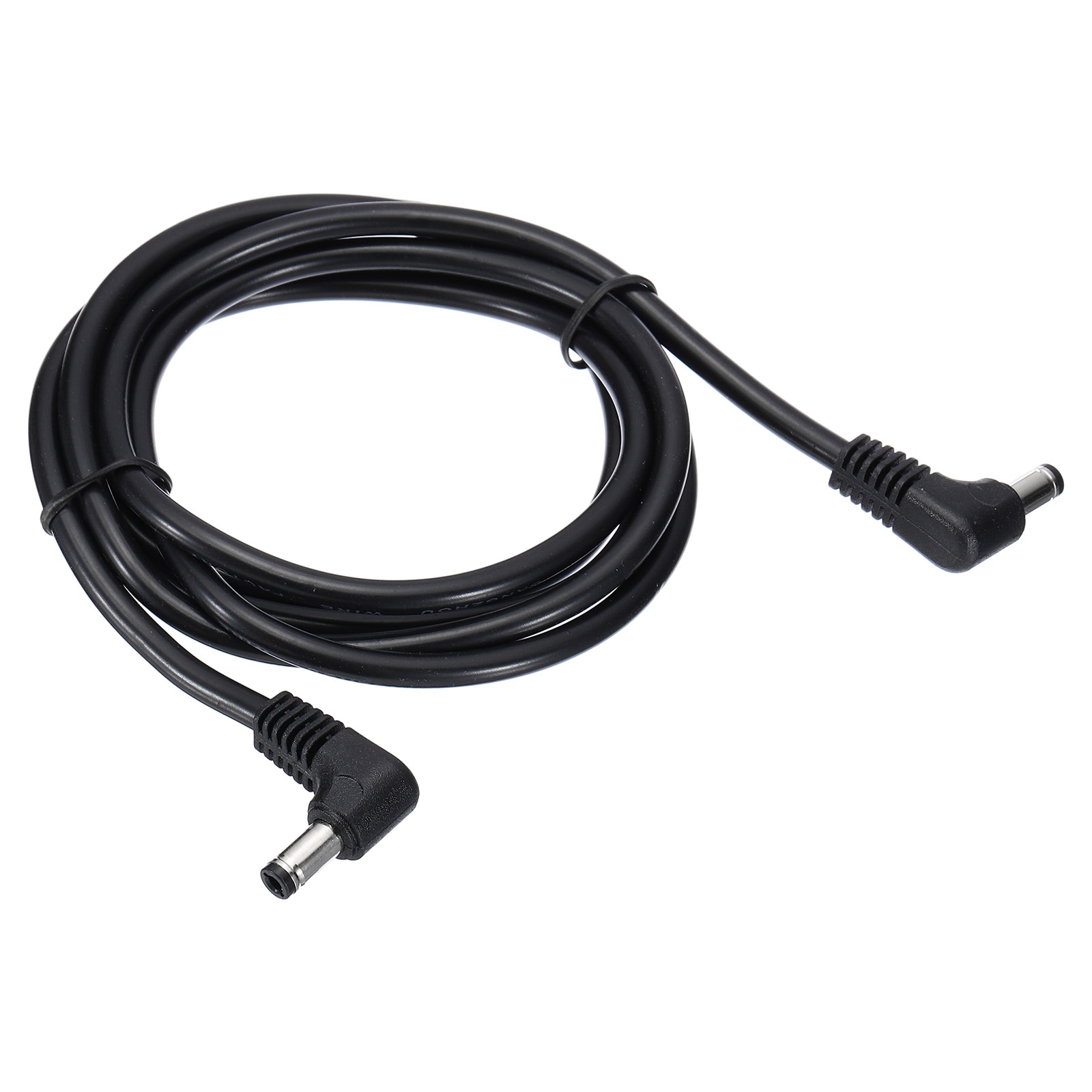 PATIKIL 5Ft 5.5mm x 2.5mm Male to Male DC Power Cable 18AWG Wire Adapter 90 Degree Right Angle Extension Cord for LED Strip DVR Router Surveillance Camera
