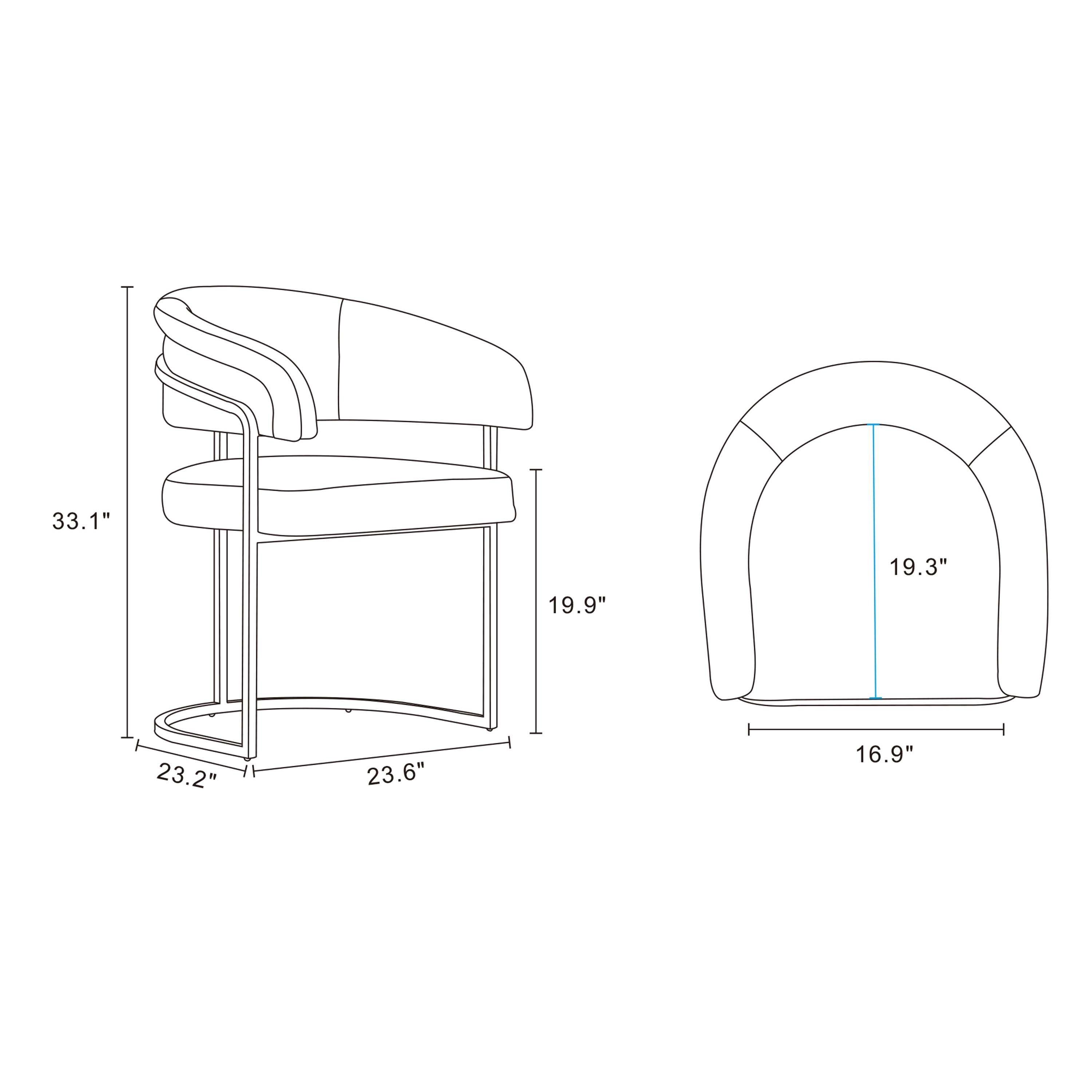 Manhattan Comfort 6-DC094-WH Dining-Chairs - View #3
