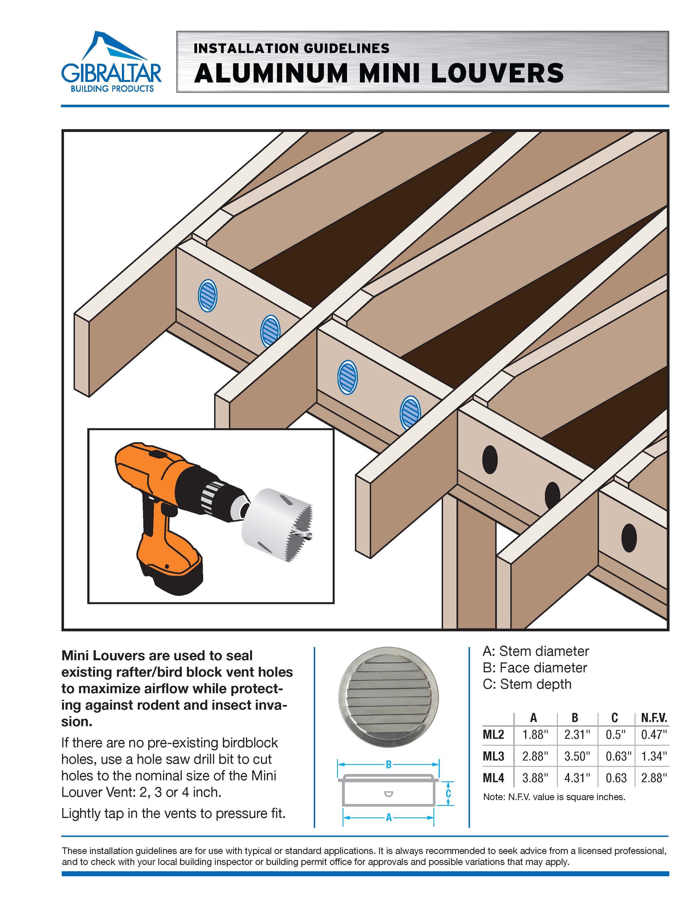 Gibraltar Building Products ML4 Soffit-Vents - View #7
