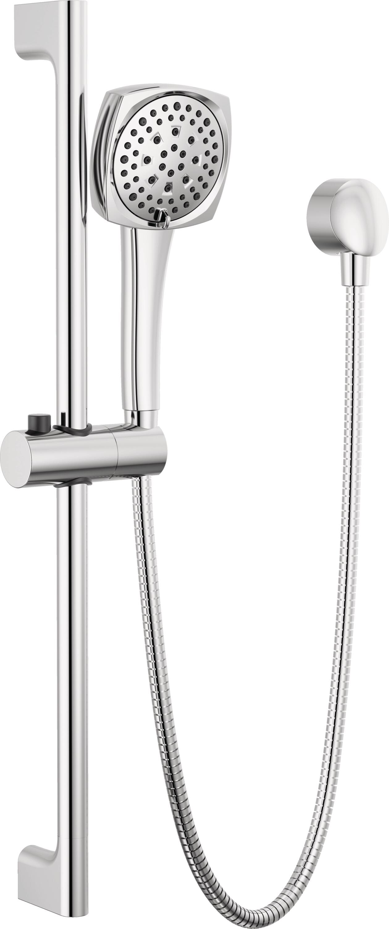 Peerless P62471 Ezra Chrome 4.88-Inches Universal Bathtub/Shower Slide bar 0.5-Inches -ID