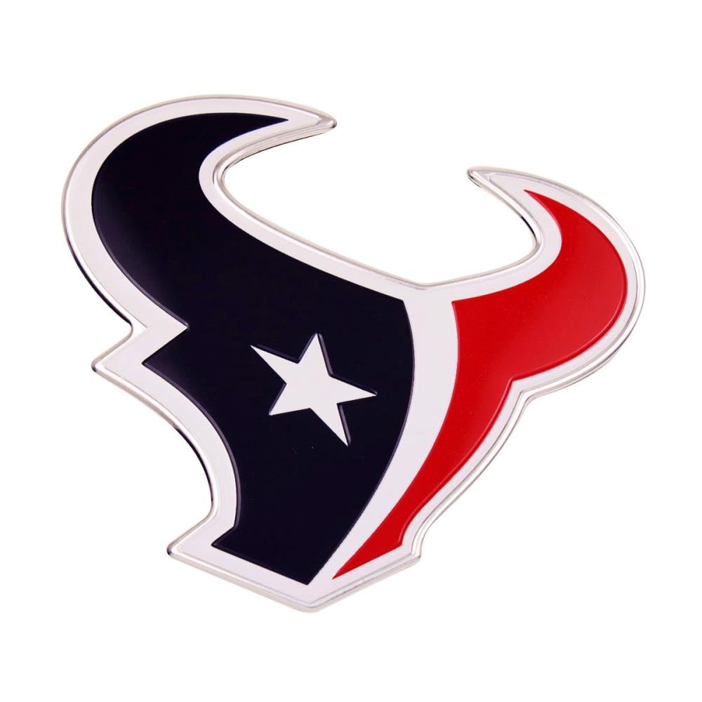 Team ProMark CE3NF32 Houston Texans Aluminum Color Emblem