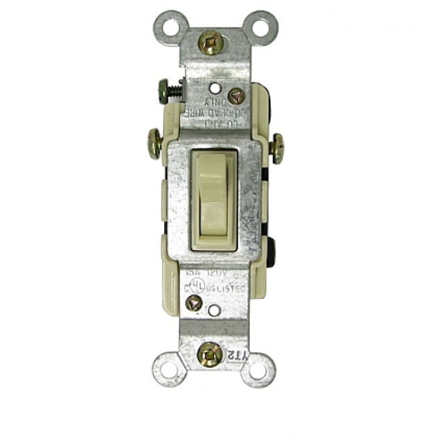 Motley Samler blade genvinde American Imaginations 15-amp Single-pole Toggle Light Switch, Ivory in the Light  Switches department at Lowes.com
