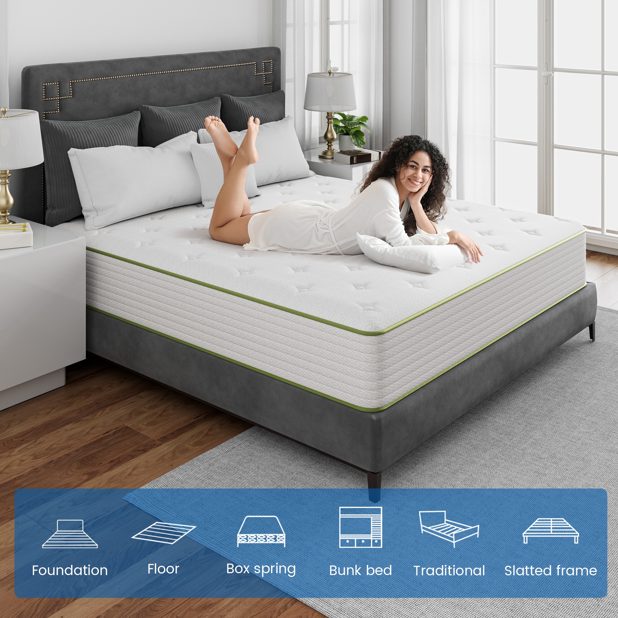 Ifluous LSMH13-12T Mattresses-Boxsprings - View #4