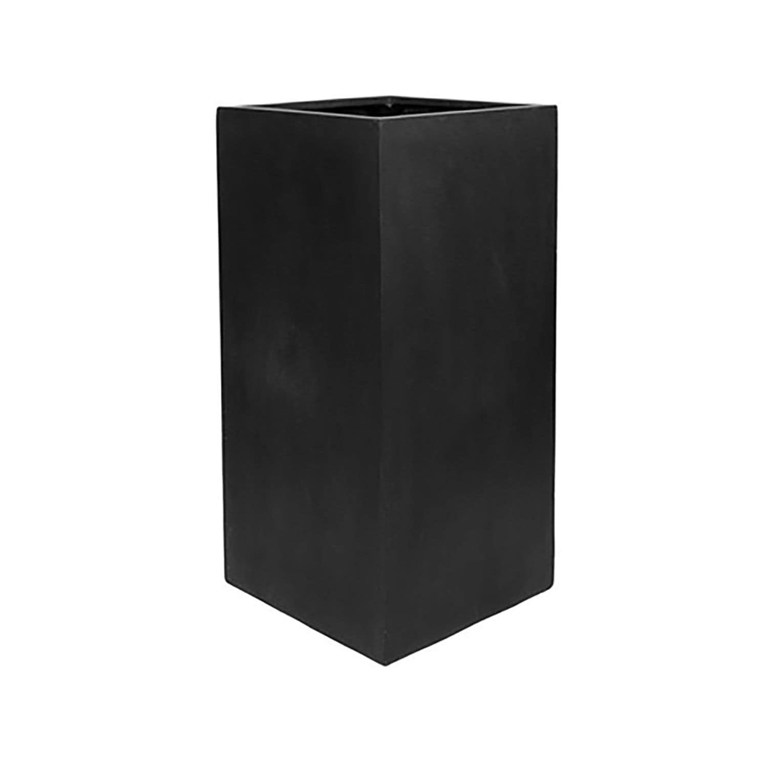 Vasesource BRISTOL3151616BL Square 31.0-Inches W Medium Black Mixed/Composite Indoor/Outdoor Planter