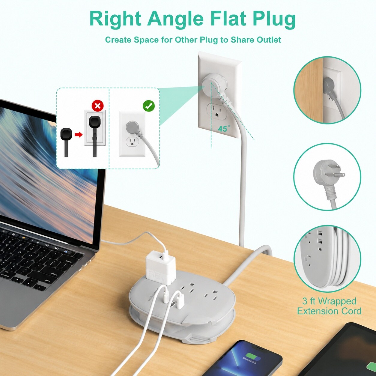 Misopily LMS0730M072 Electrical-Power-Strips - View #5