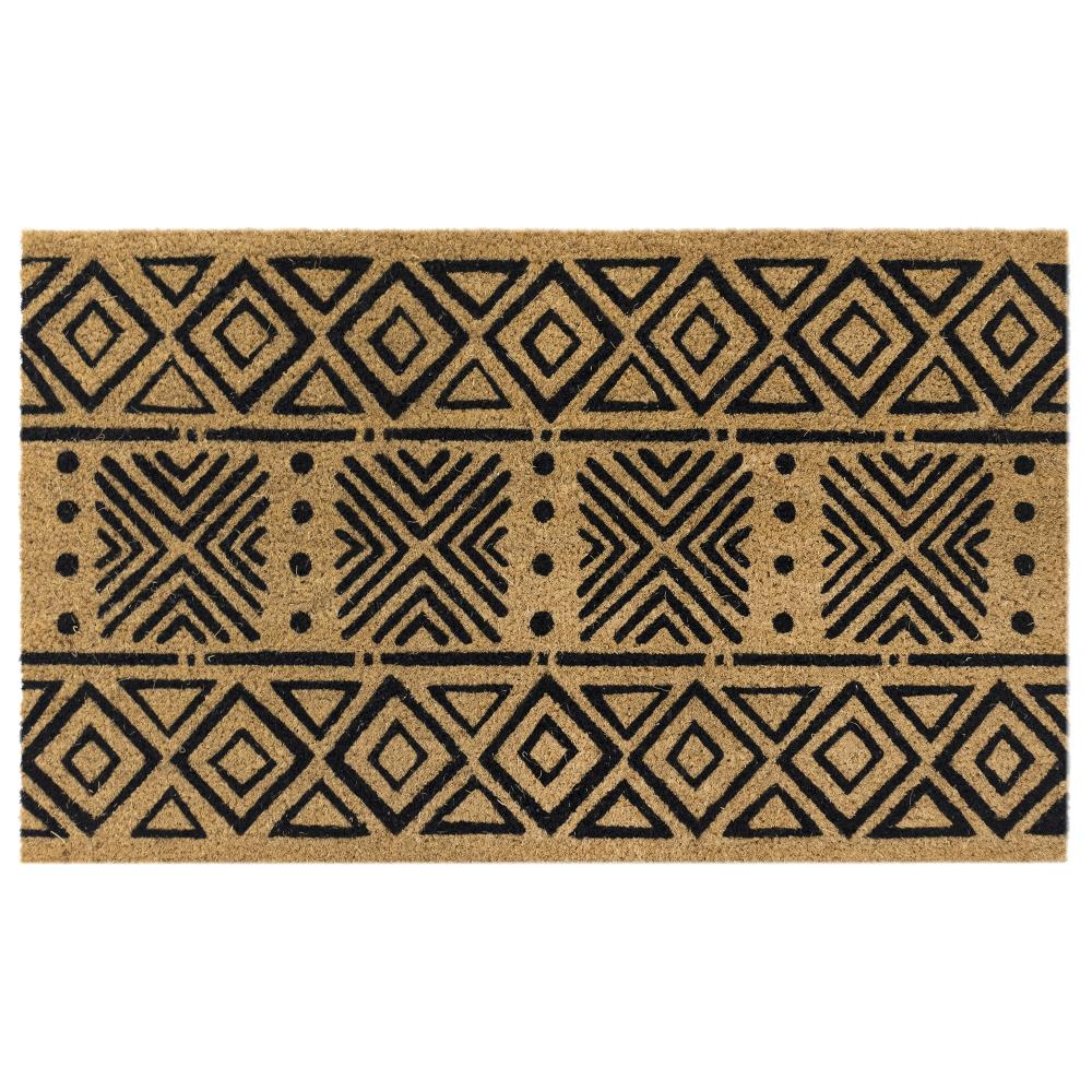 Liora Manne 2-ft x 3-ft Midnight Rectangular Indoor or Outdoor Decorative Winter  Door Mat in the Mats department at