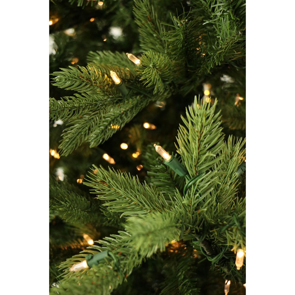 7.5-Ft White Foxtail Pine Artificial Christmas Tree with Smart Lights
