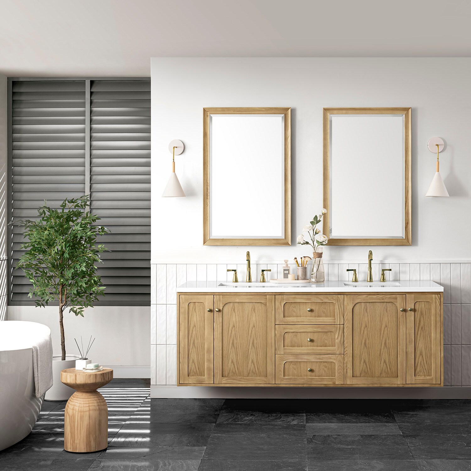 James Martin Vanities 545-V72-LNO-3WZ Bath-Vanity-Combo - View #3