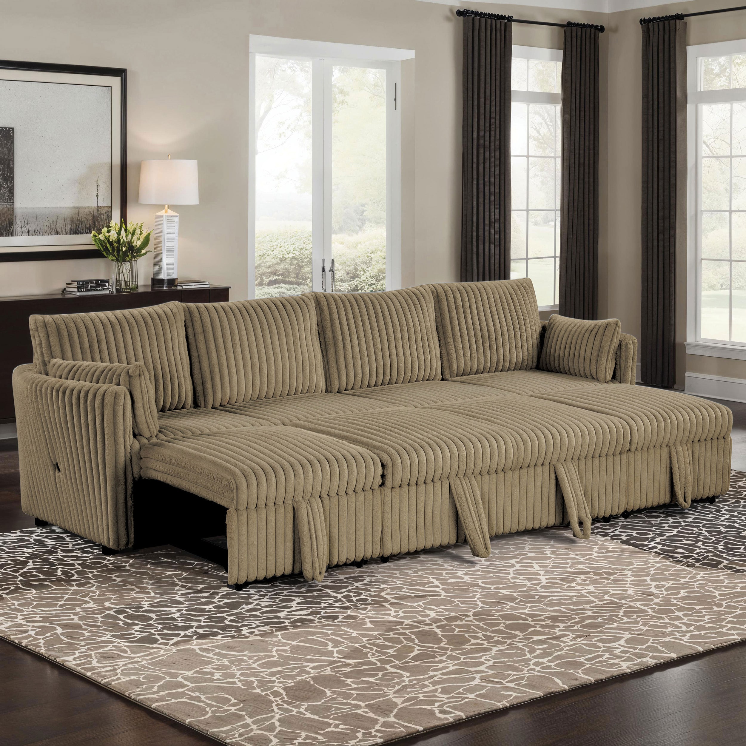 Furniture of America IDFSL64002BR-SF Sofas-Loveseats - View #2