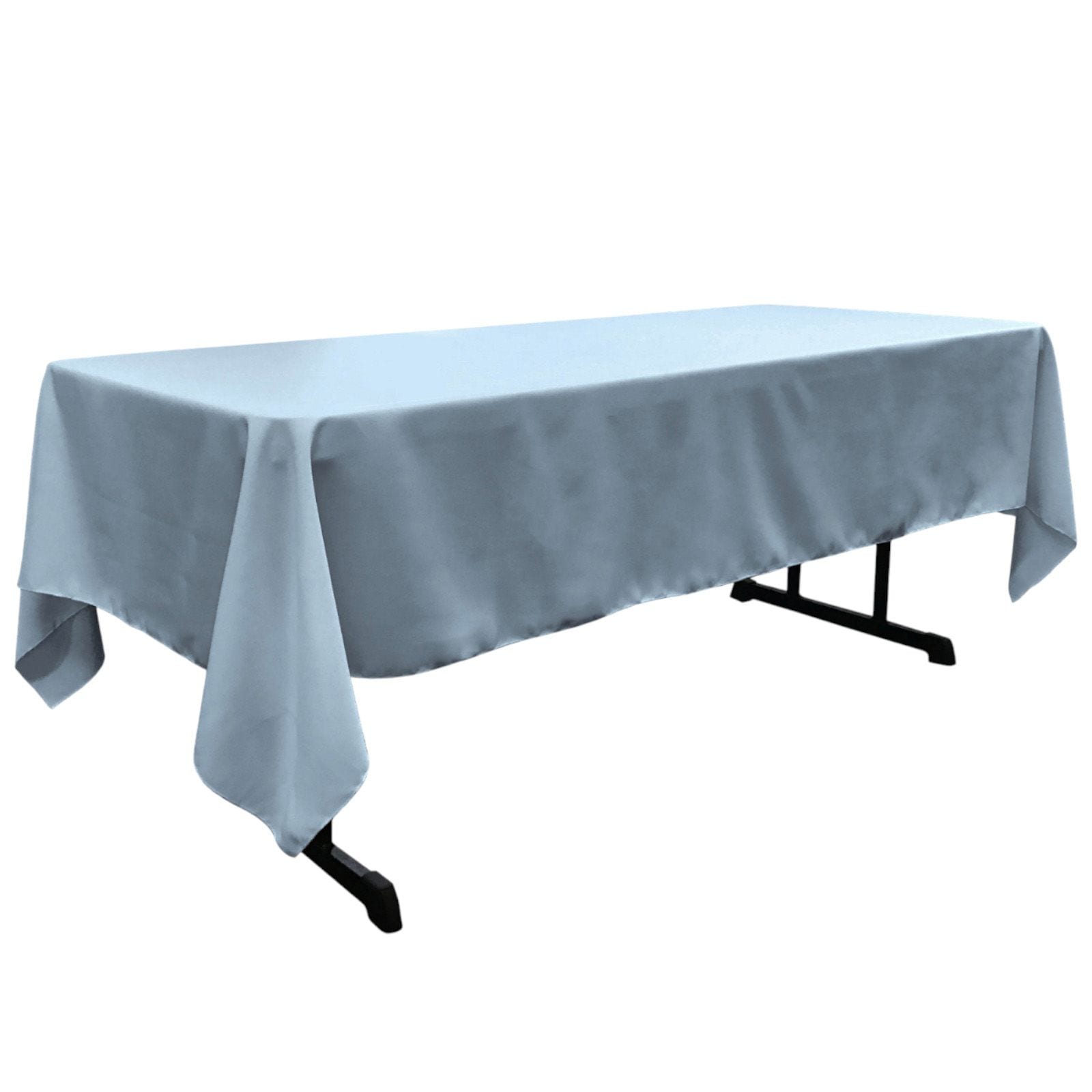 Slickblue Indoor and Outdoor Polyester Poplin Table Cover for 6-8 ft Rectangular Table Stain and Wrinkle Resistant Multiple Color and Size Options