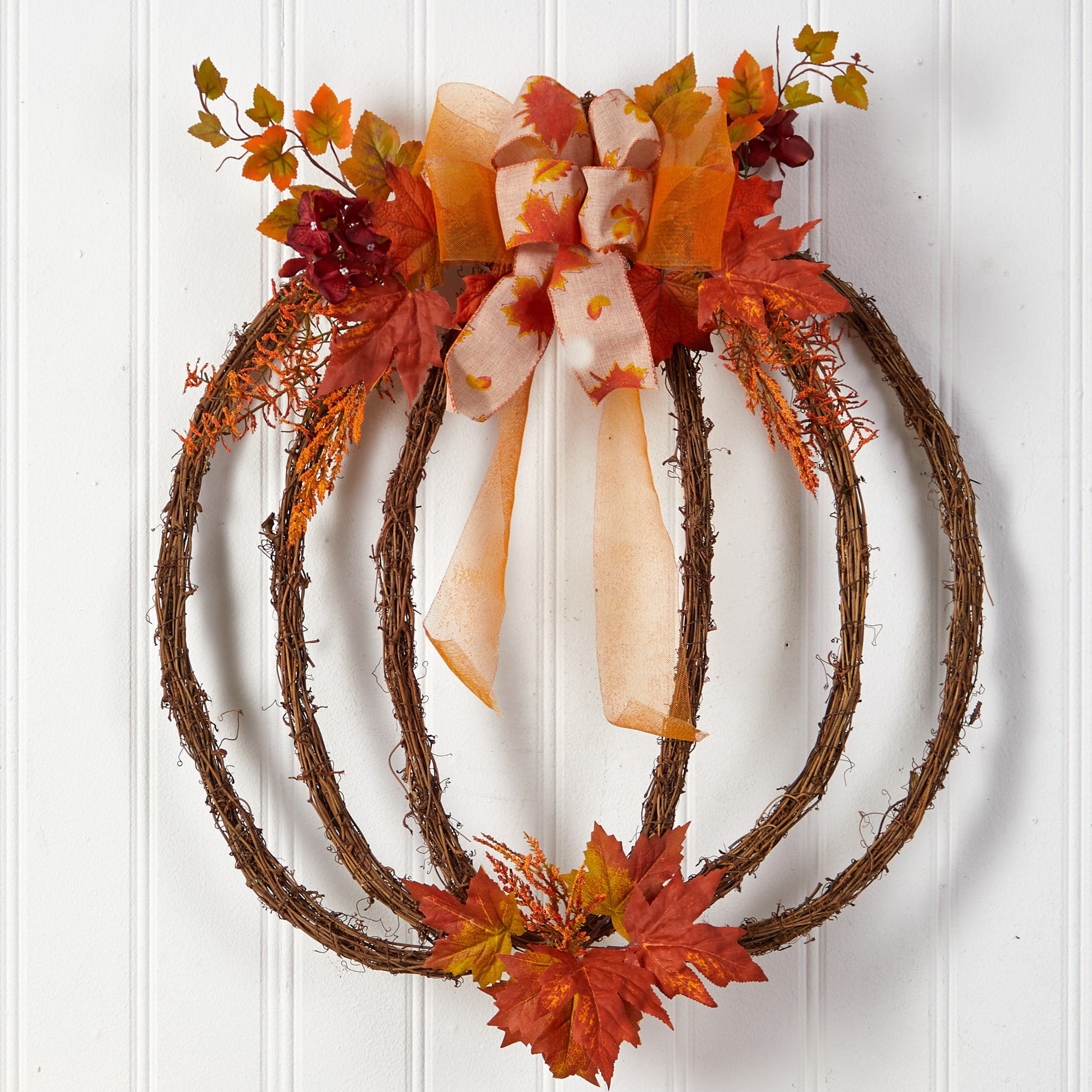 Nearly Natural W1189 Artificial-Thanksgiving-Wreaths - View #4