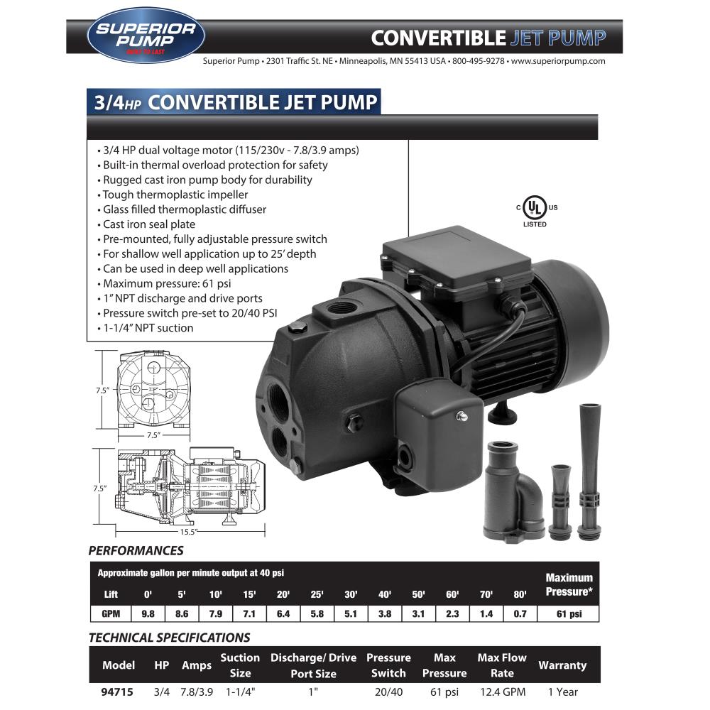 Superior Pump 94715 pumps - View #11