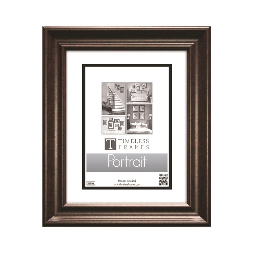 Timeless Frames Lauren portrait Mahogany Picture Frame (8-in x 10-in ...