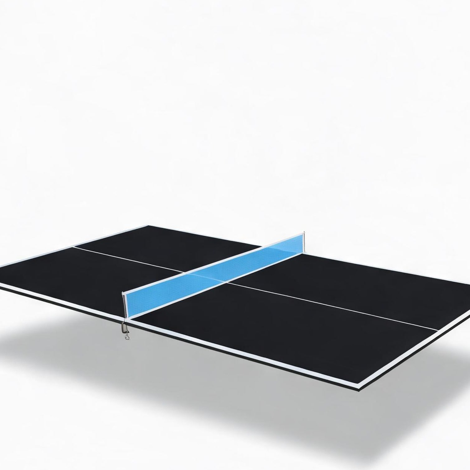 Watnature - Table Tennis Tables featuring 8.5 in Classic Black Black MDF and Storage with 8.5ft M...