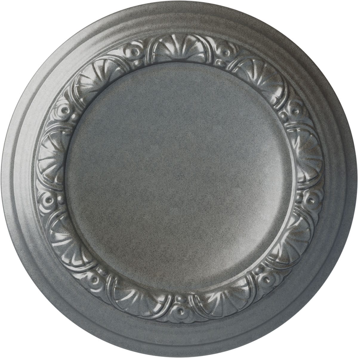 Ekena Millwork CM12CAPLS Carlsbad 12.5-in W x 12.5-in L Painted Platinum Polyurethane Whole Ceiling Medallion