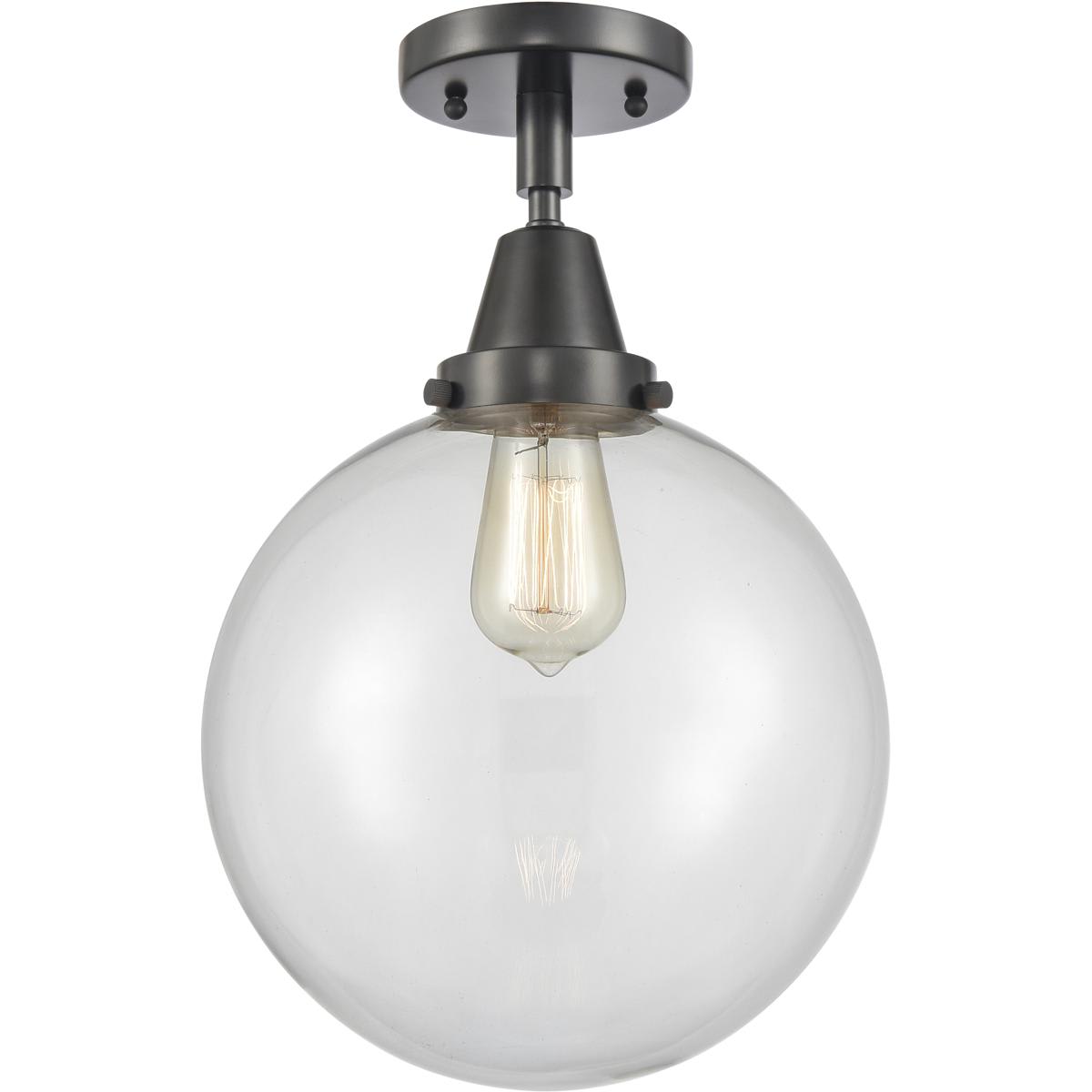 Innovations Lighting 2134507 447-1C-BK-G202-10-LED Downtown Urban Beacon Flush Mount