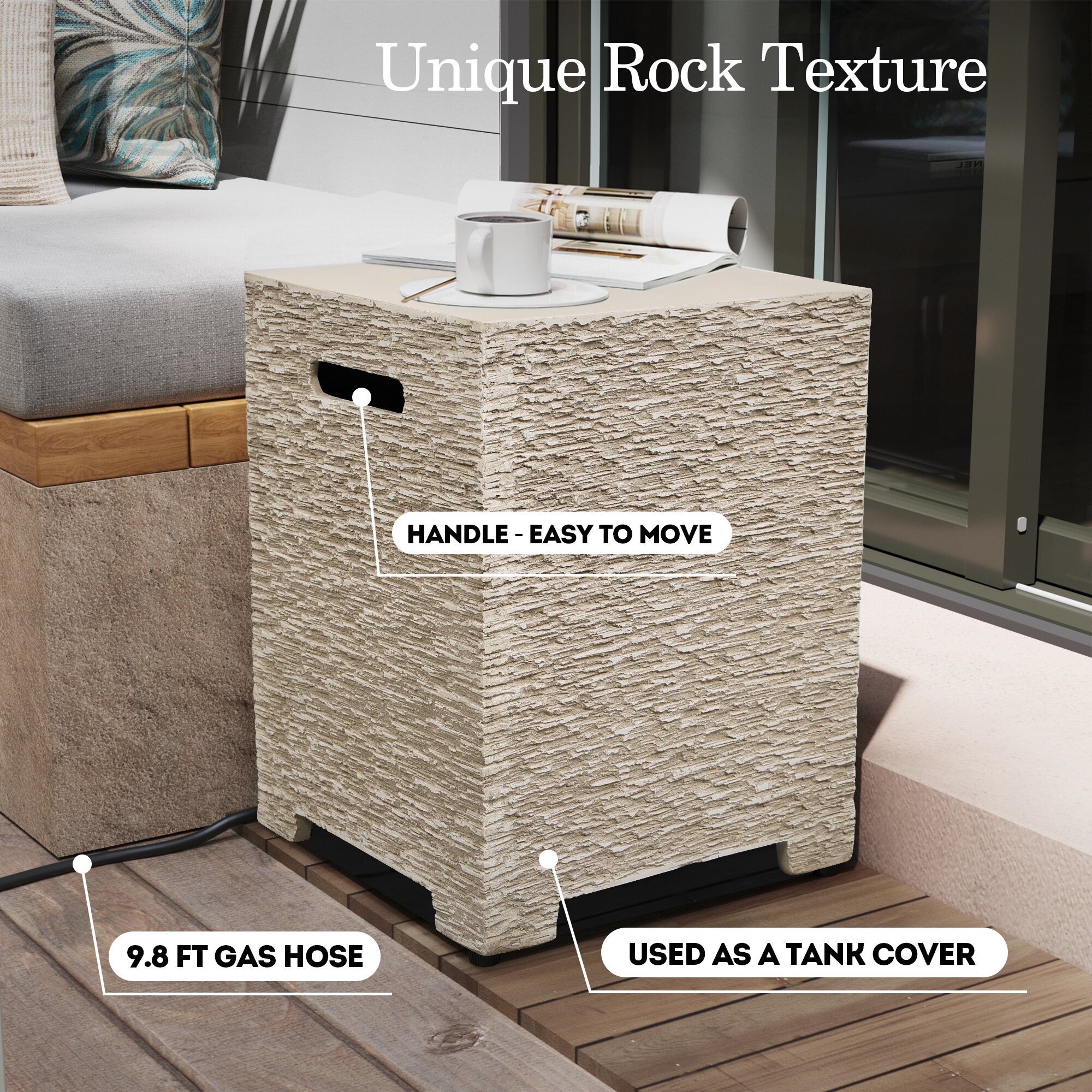 Patio Watcher LS-56MBE-HW-BW Outdoor-Gas-Firepits - View #8