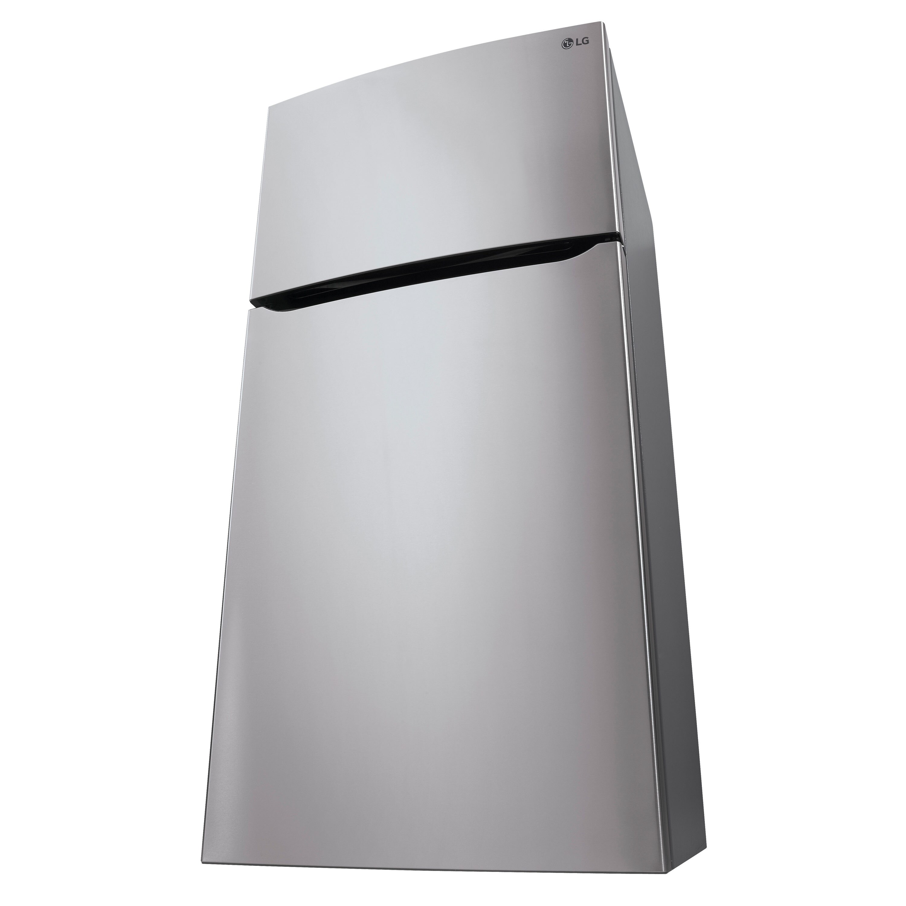 LG 20.2-cu ft Top-Freezer Refrigerator (Stainless Steel) ENERGY STAR