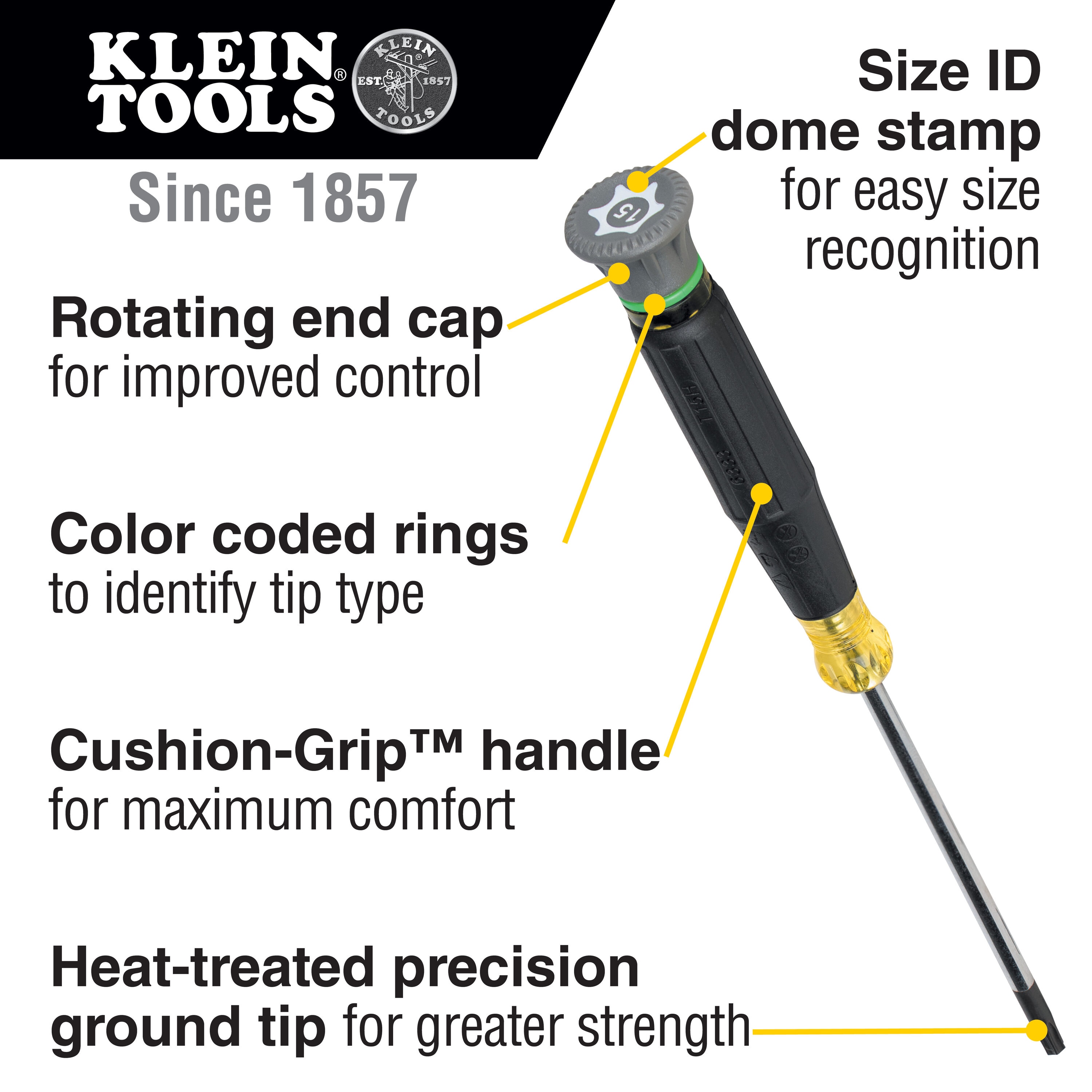 Klein Tools 85617 Screwdrivers-Individual - View #2