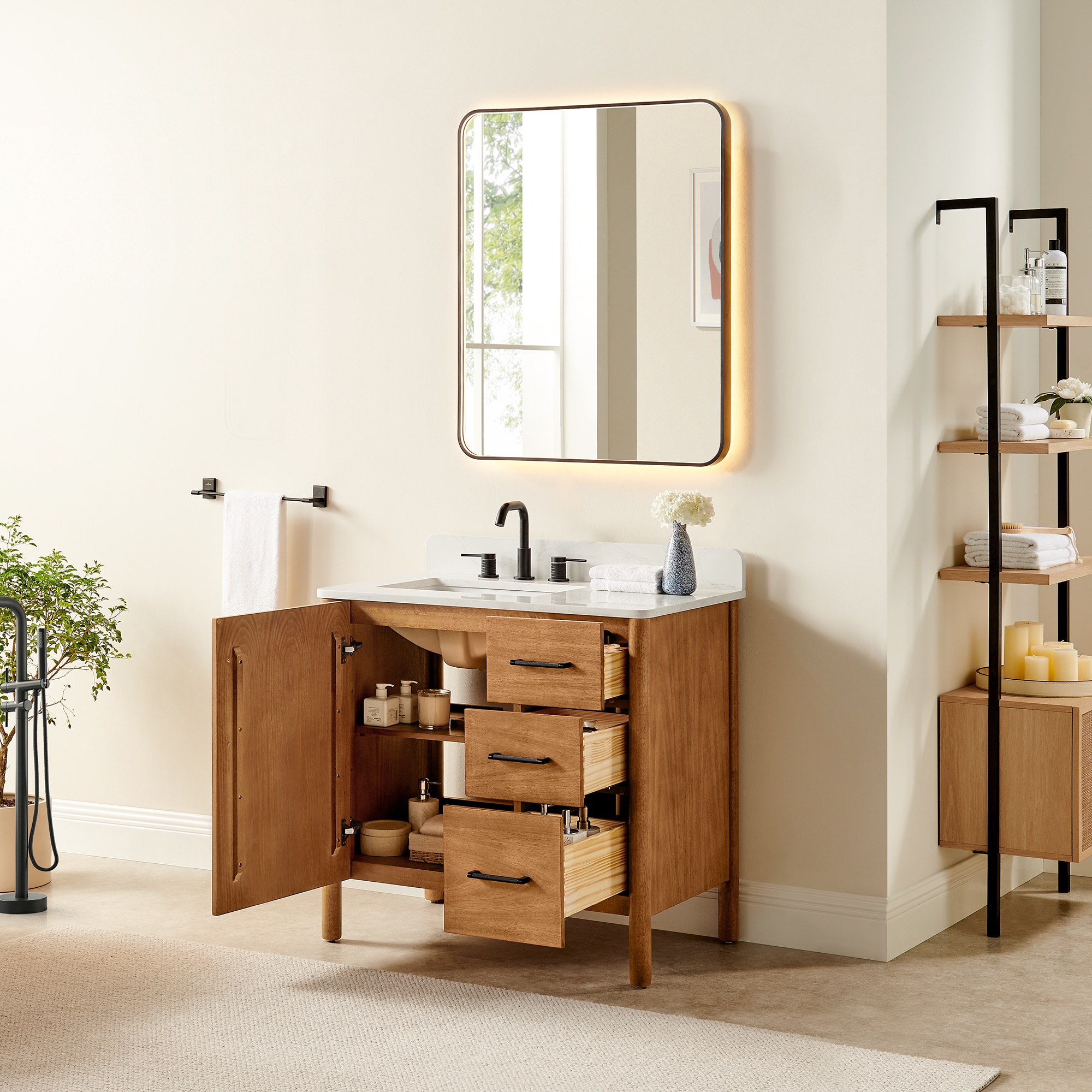 Altair 578036-MB-GW Bath-Vanity-Combo - View #4